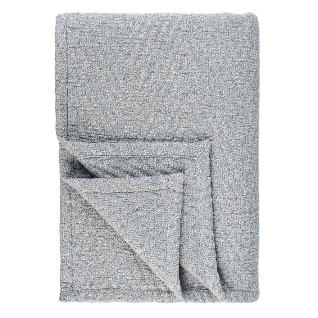 Aswan Cotton Medium Weight Chevron Woven Coverlet - Omnigoodsstore