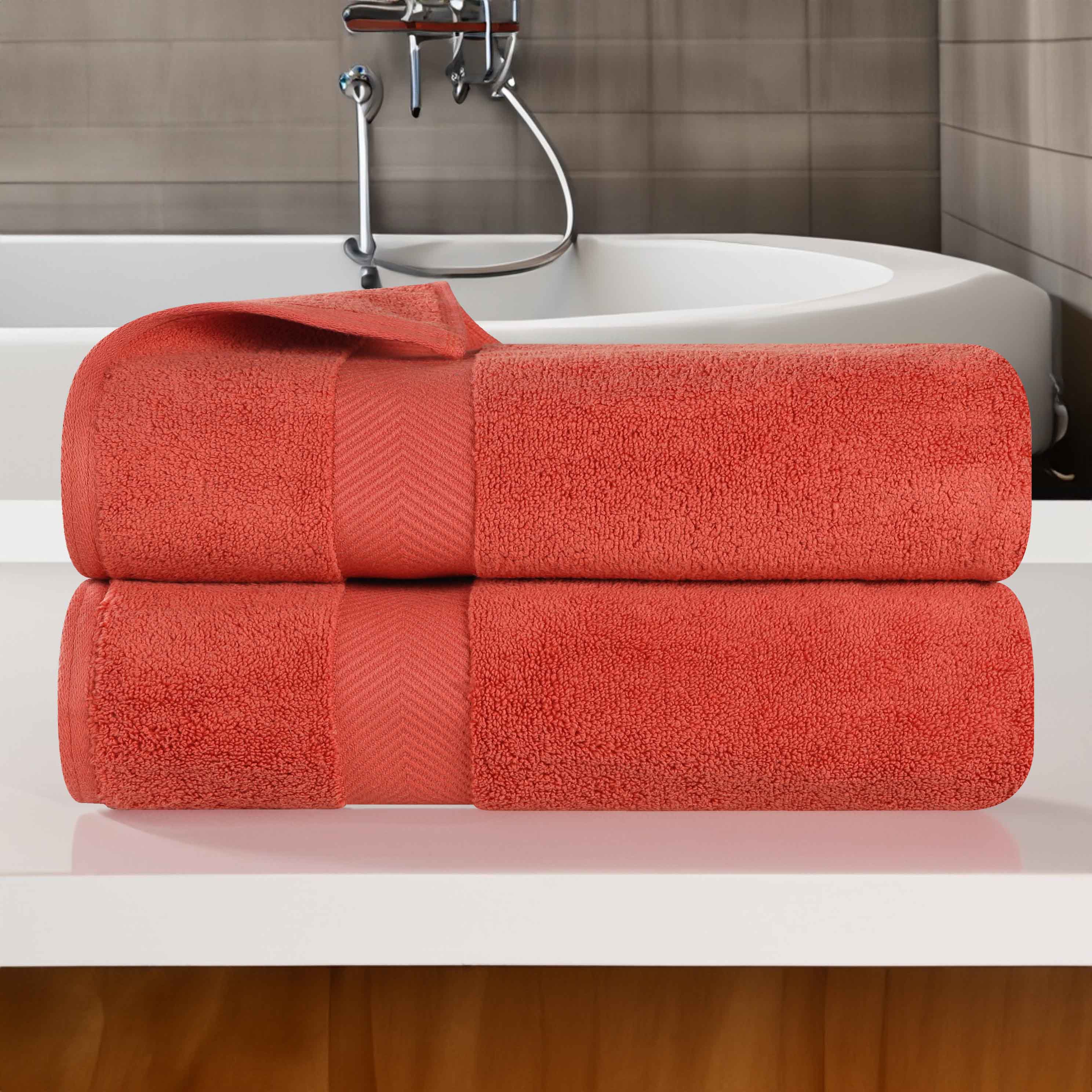 Zero Twist Cotton 2 Piece Bath Towel Set - Omnigoodsstore