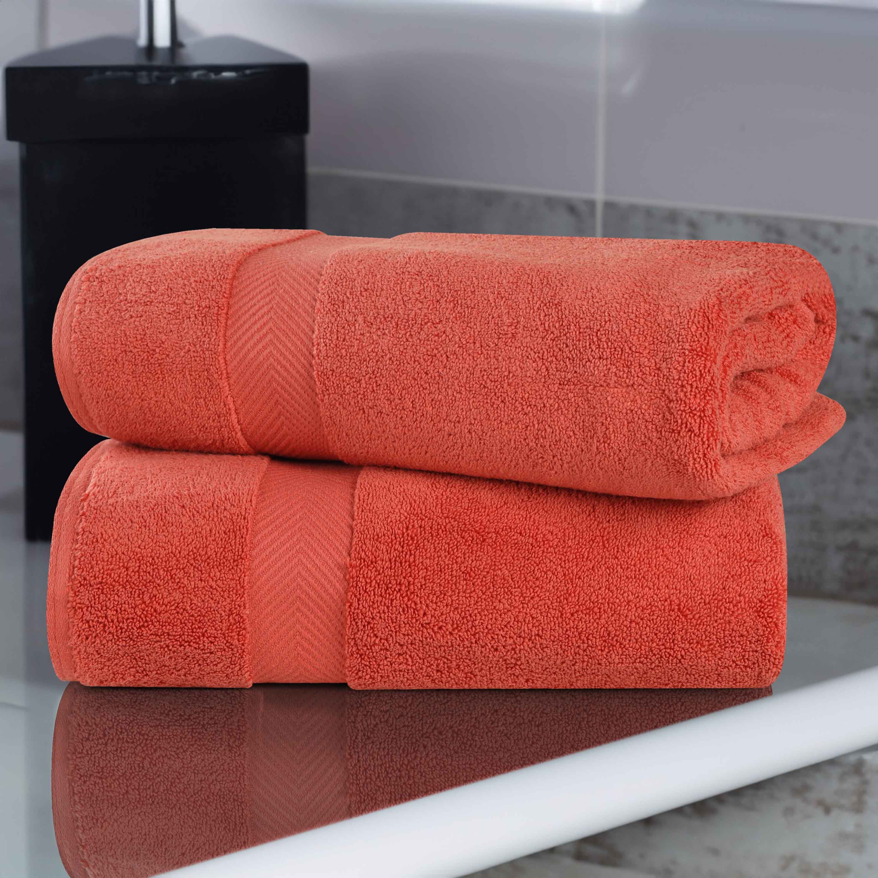 Cotton Zero Twist 2 Piece Bath Sheet Towel Set - Omnigoodsstore