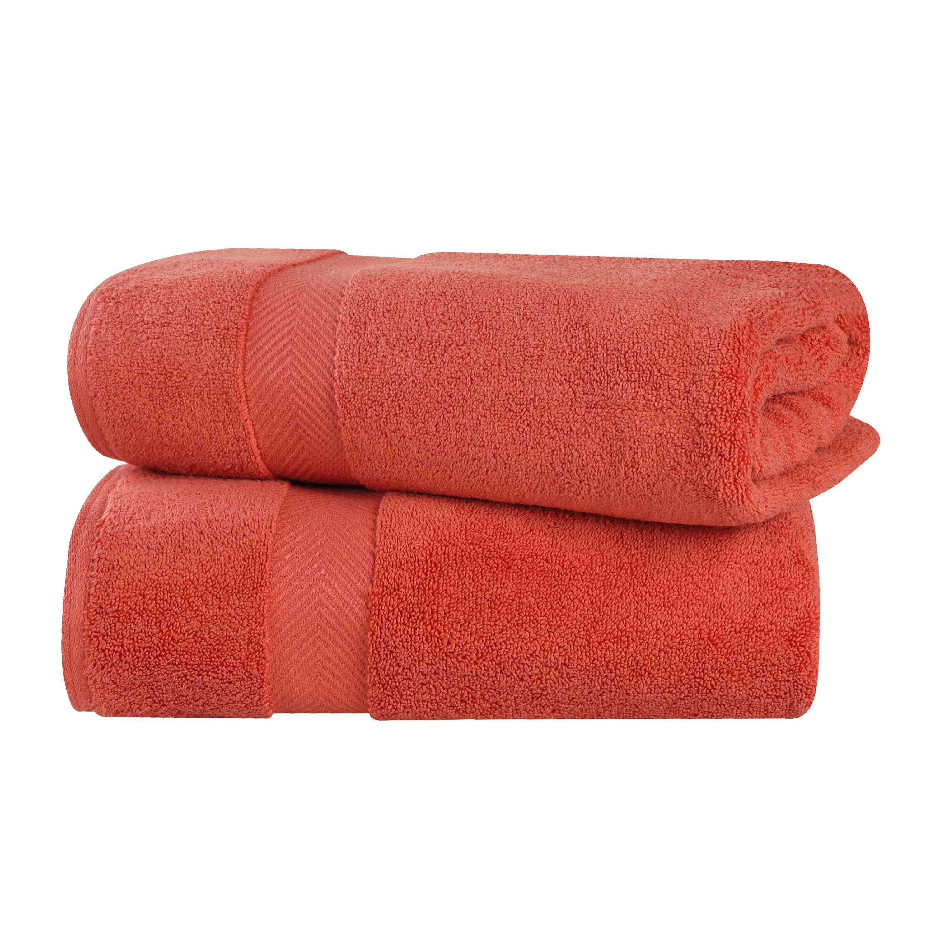 Cotton Zero Twist 2 Piece Bath Sheet Towel Set - Omnigoodsstore
