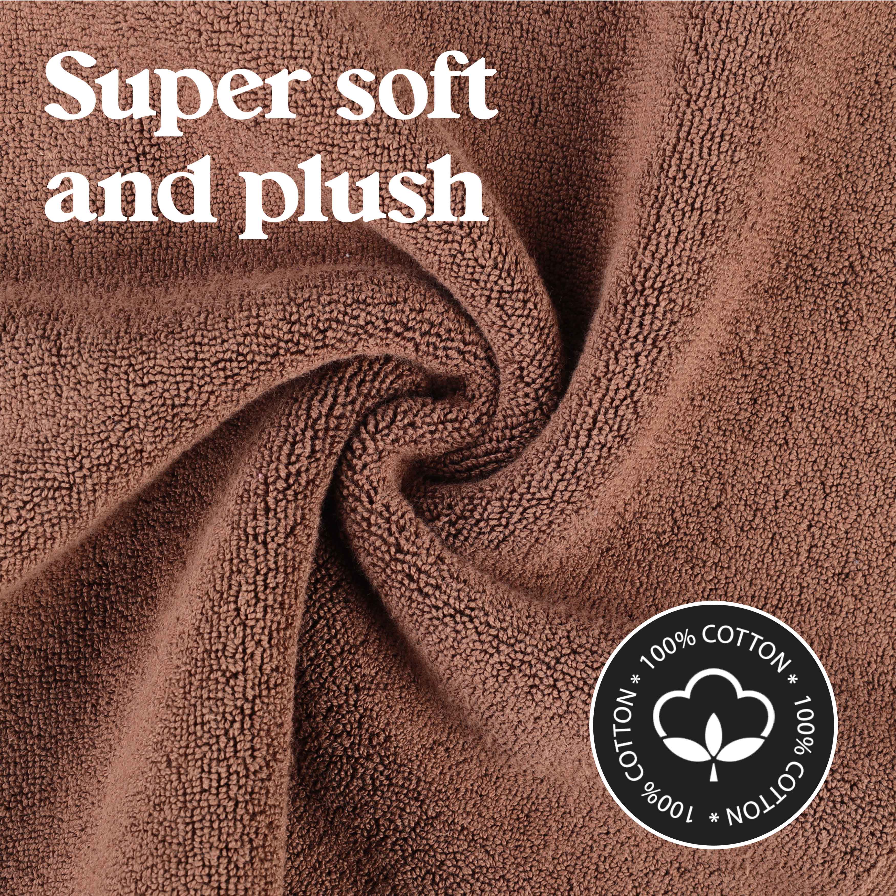 Leo Cotton Solid Modern Geometric Border Absorbent Bath Mat, Set of 2 - Omnigoodsstore