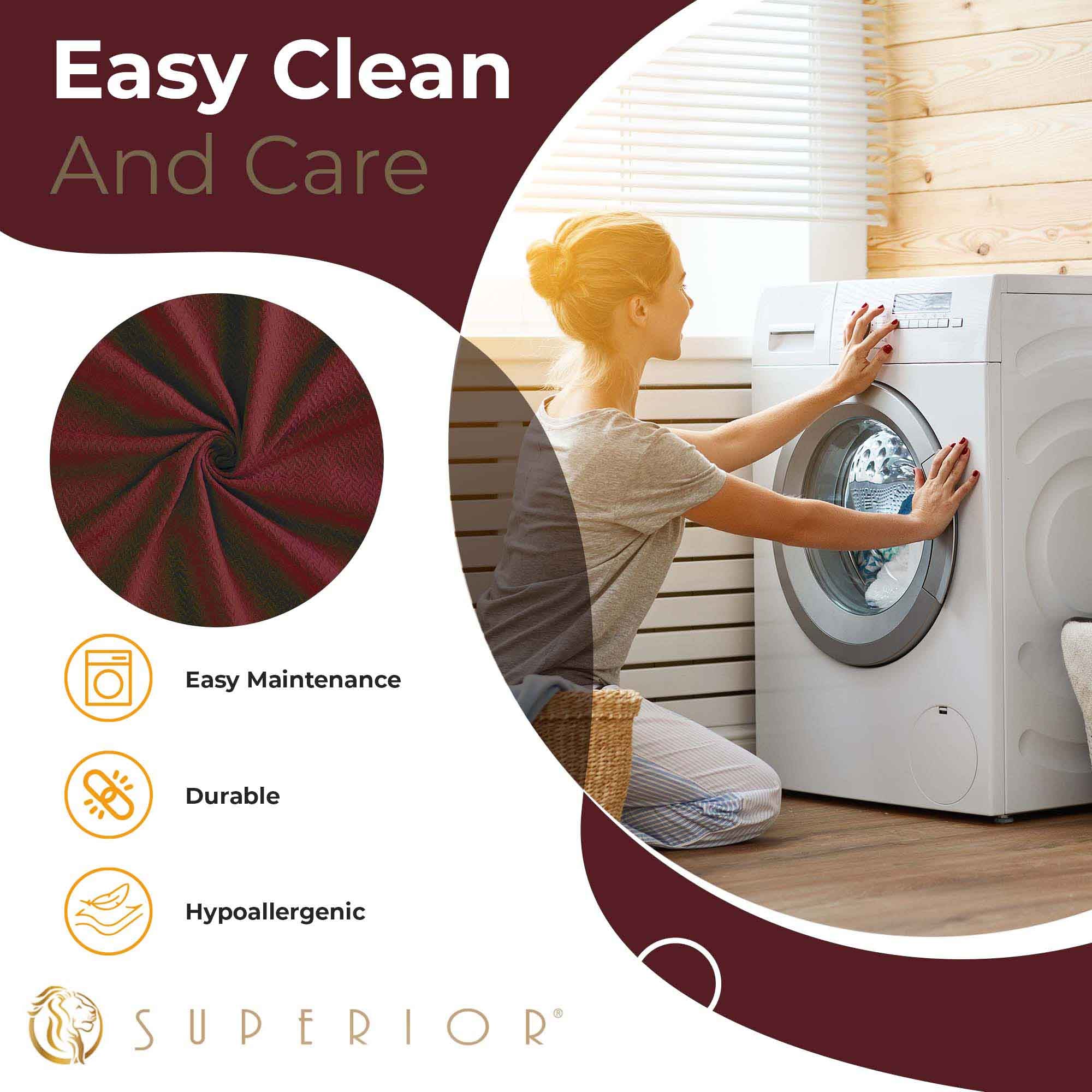 Nobel Cotton Textured Chevron Lightweight Woven Blanket - Omnigoodsstore