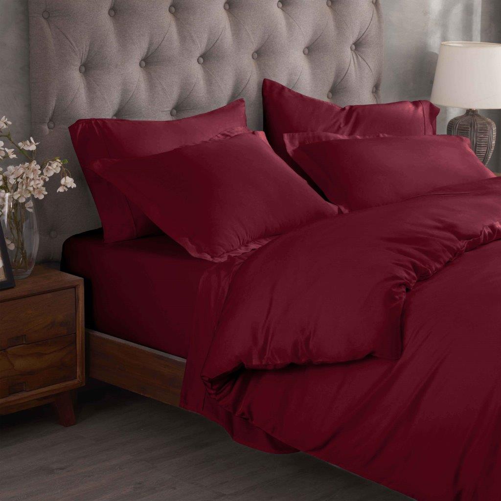 Egyptian Cotton 300 Thread Count Solid Duvet Cover Set - Omnigoodsstore