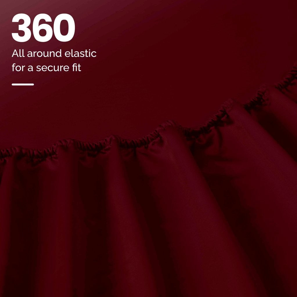 1000 Thread Count Egyptian Cotton Bed Sheet Set Olympic Queen - Omnigoodsstore