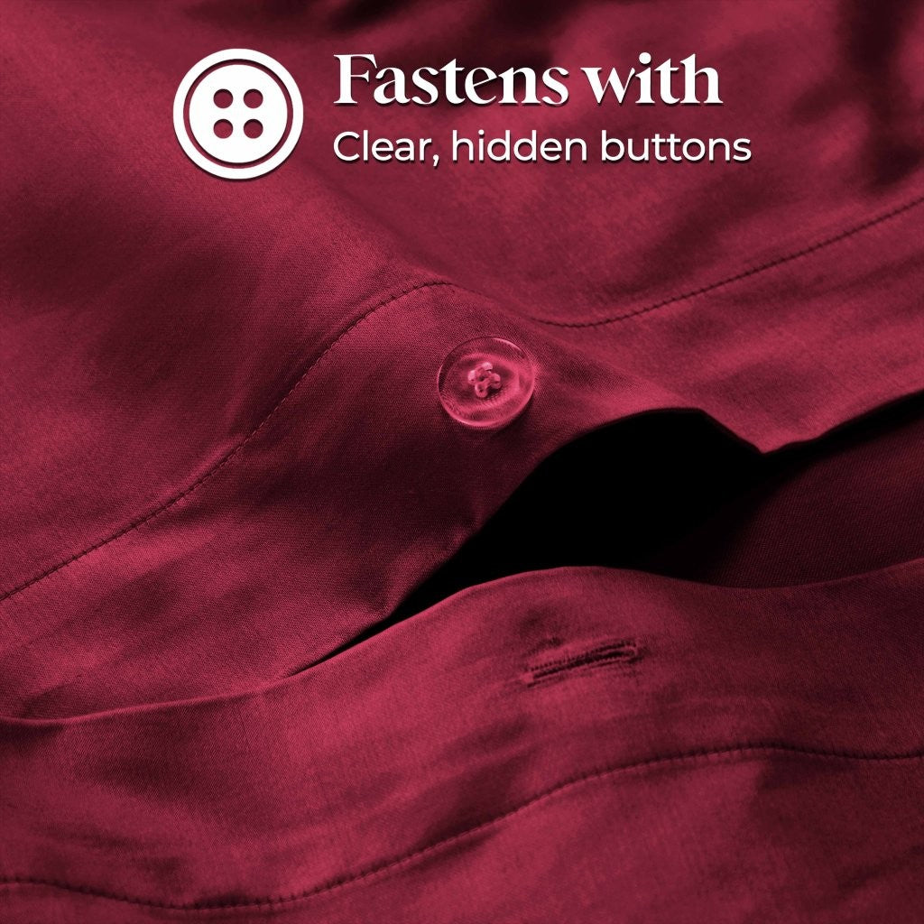 1200 Thread Count Egyptian Solid Cotton Duvet Cover Set - Omnigoodsstore