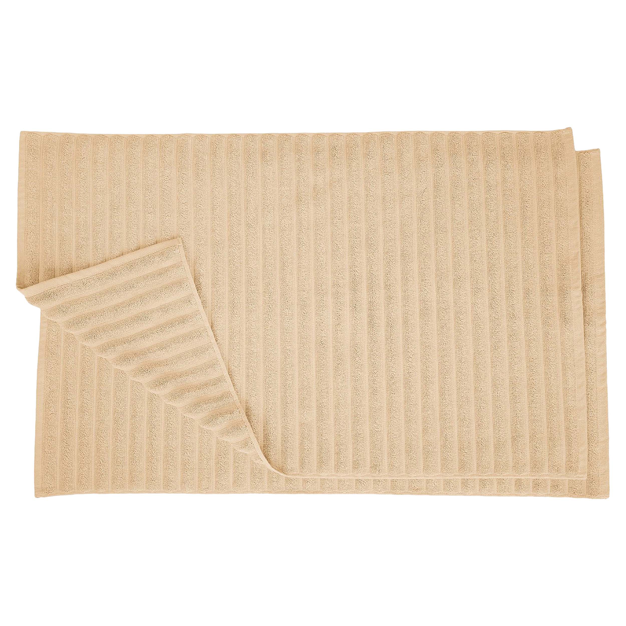 Cotton Eco Friendly 2 Piece Absorbent Bath Mat Set - Omnigoodsstore