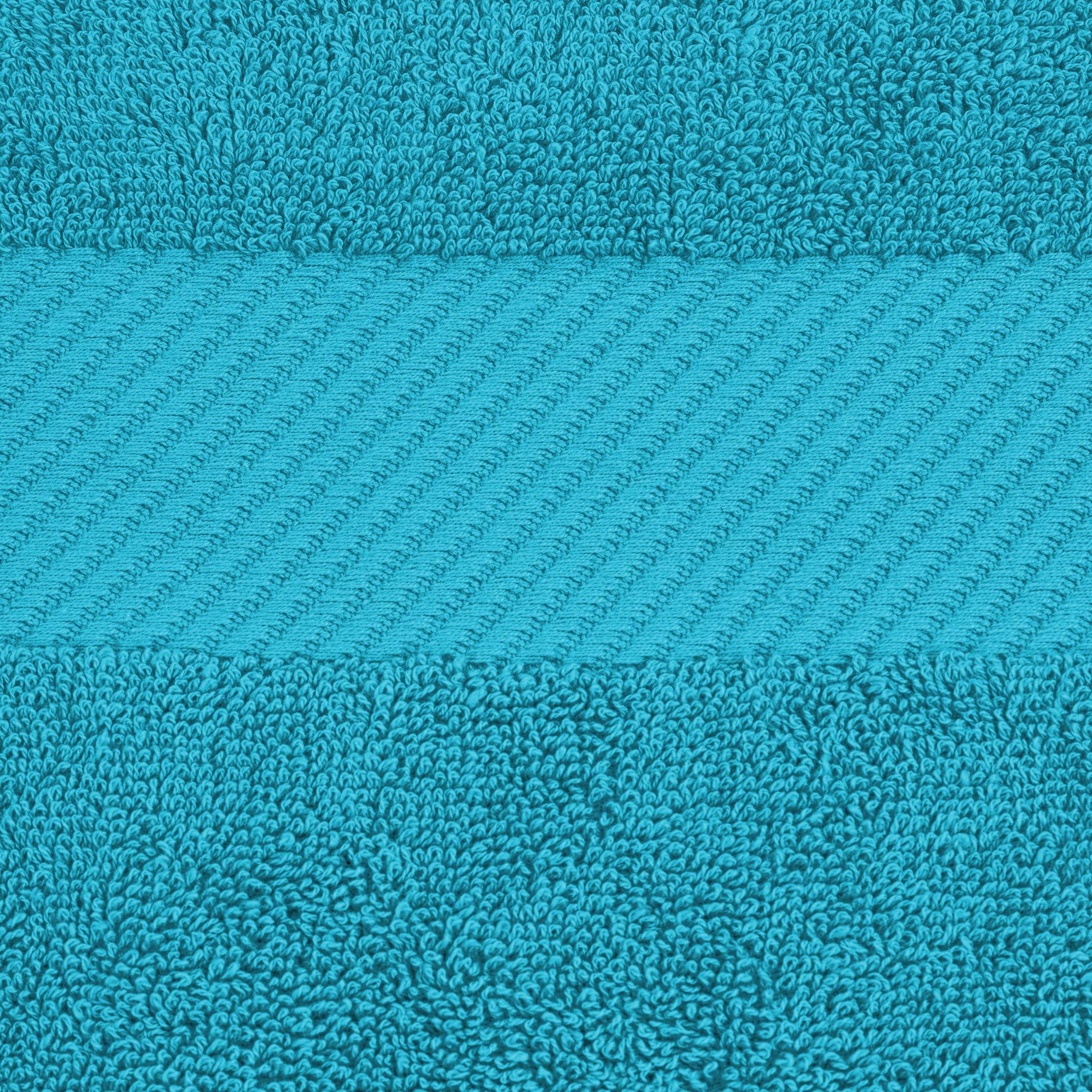 Kendell Egyptian Cotton 6 Piece Hand Towel Set with Dobby Border - Omnigoodsstore