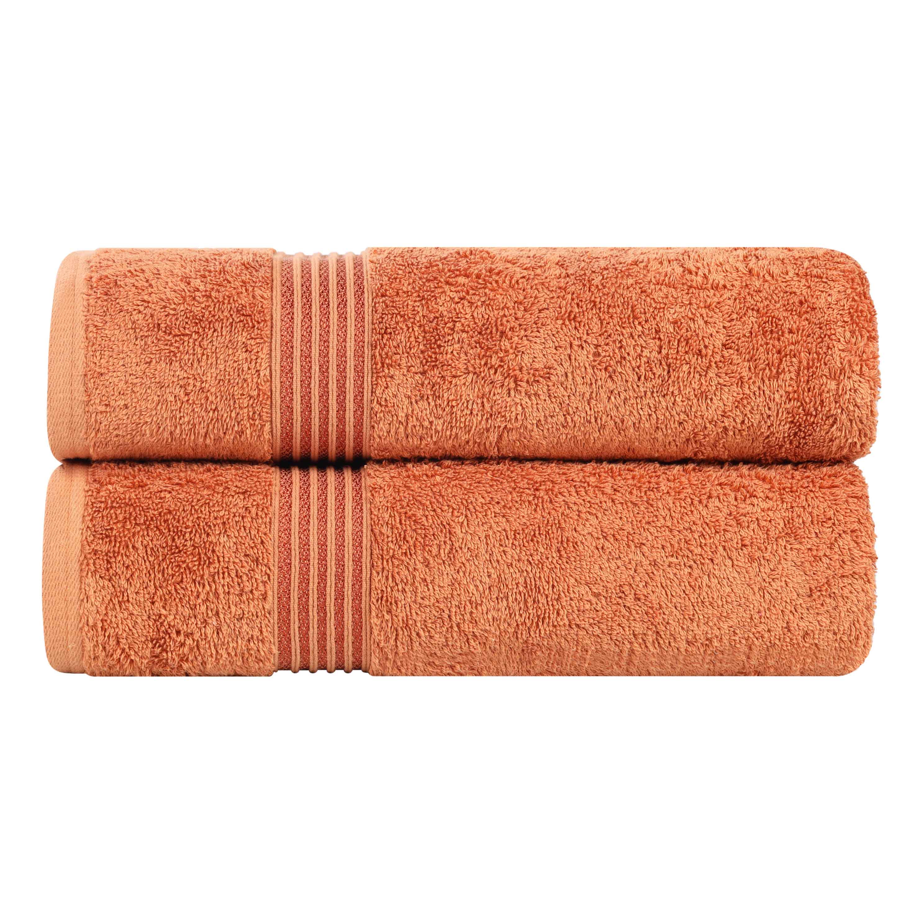 Egyptian Cotton Highly Absorbent Solid Ultra Soft Bath Sheet Set of 2 - Omnigoodsstore