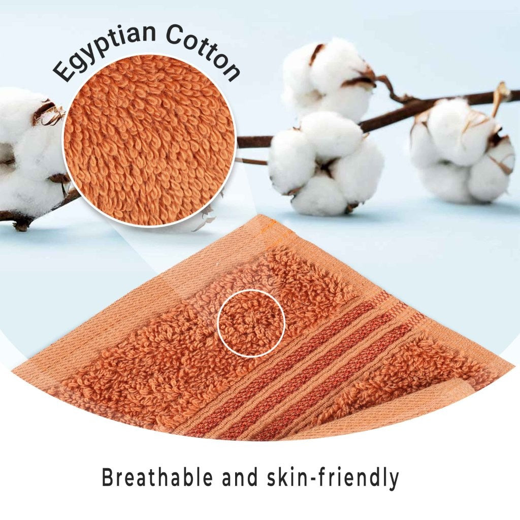 Egyptian Cotton Highly Absorbent Solid 6-Piece Ultra Soft Towel Set - Omnigoodsstore