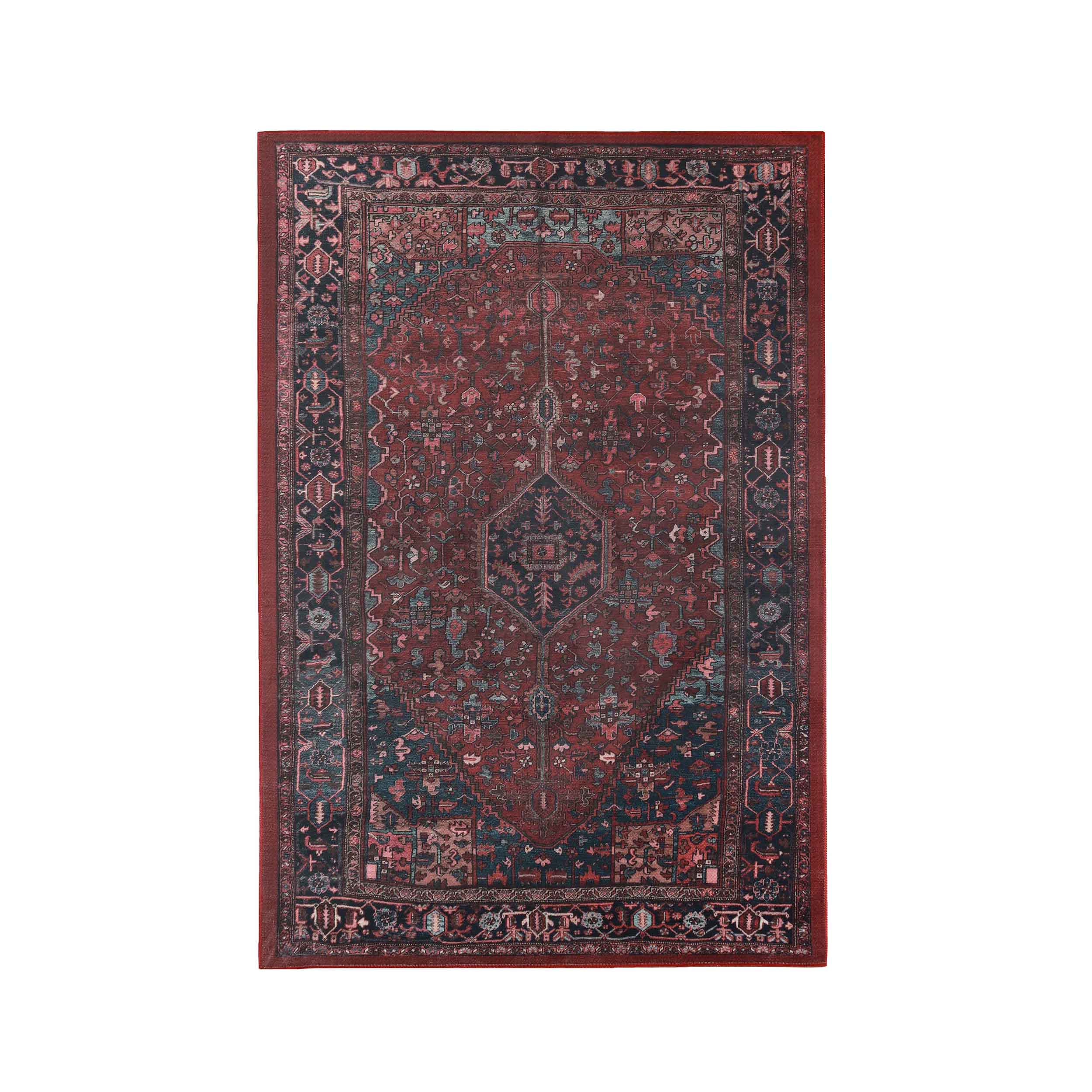 Cardinal Vintage Machine Washable Indoor Area Rug or Runner - Omnigoodsstore