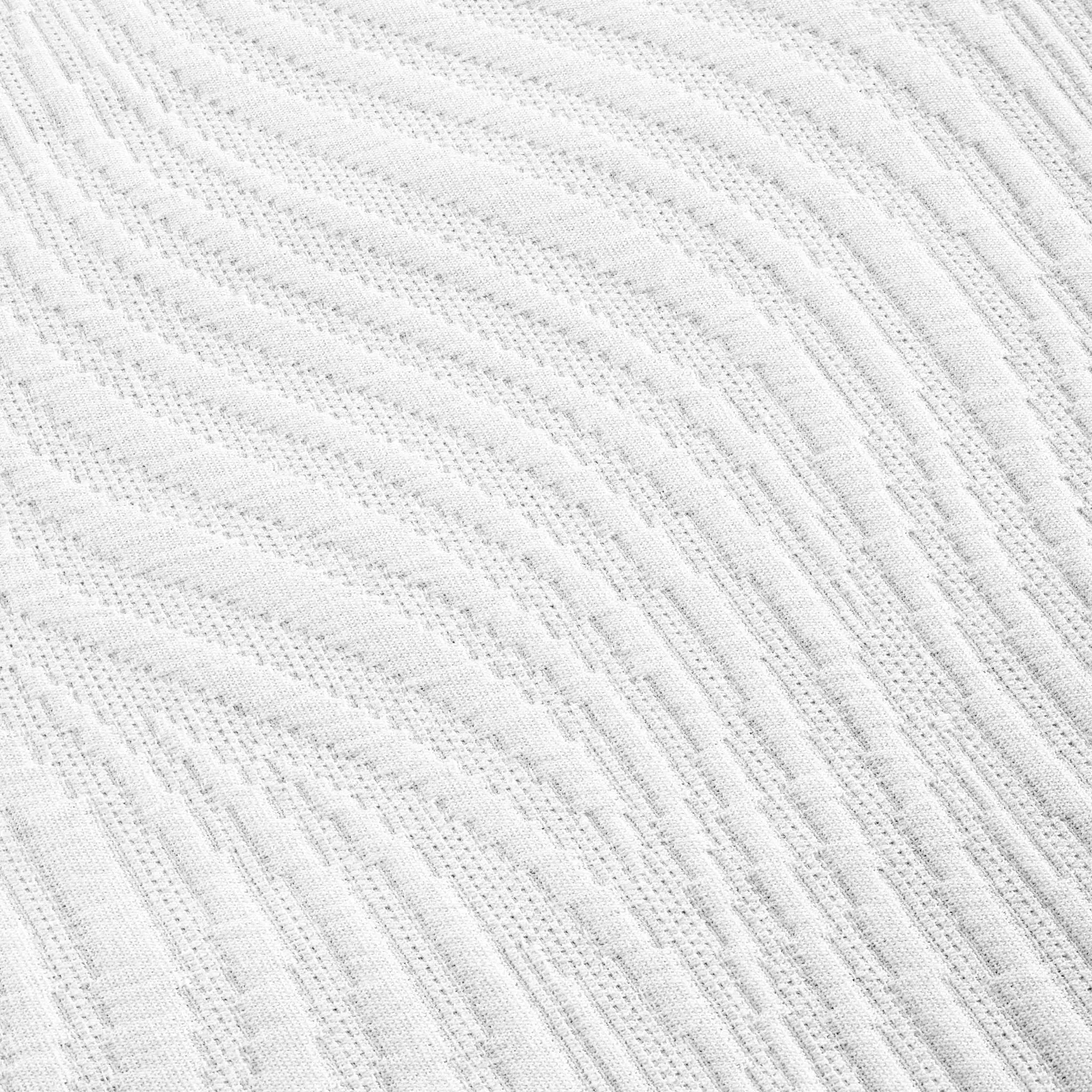 Cascade Cotton Jacquard Matelassé 3-Piece Bedspread Set