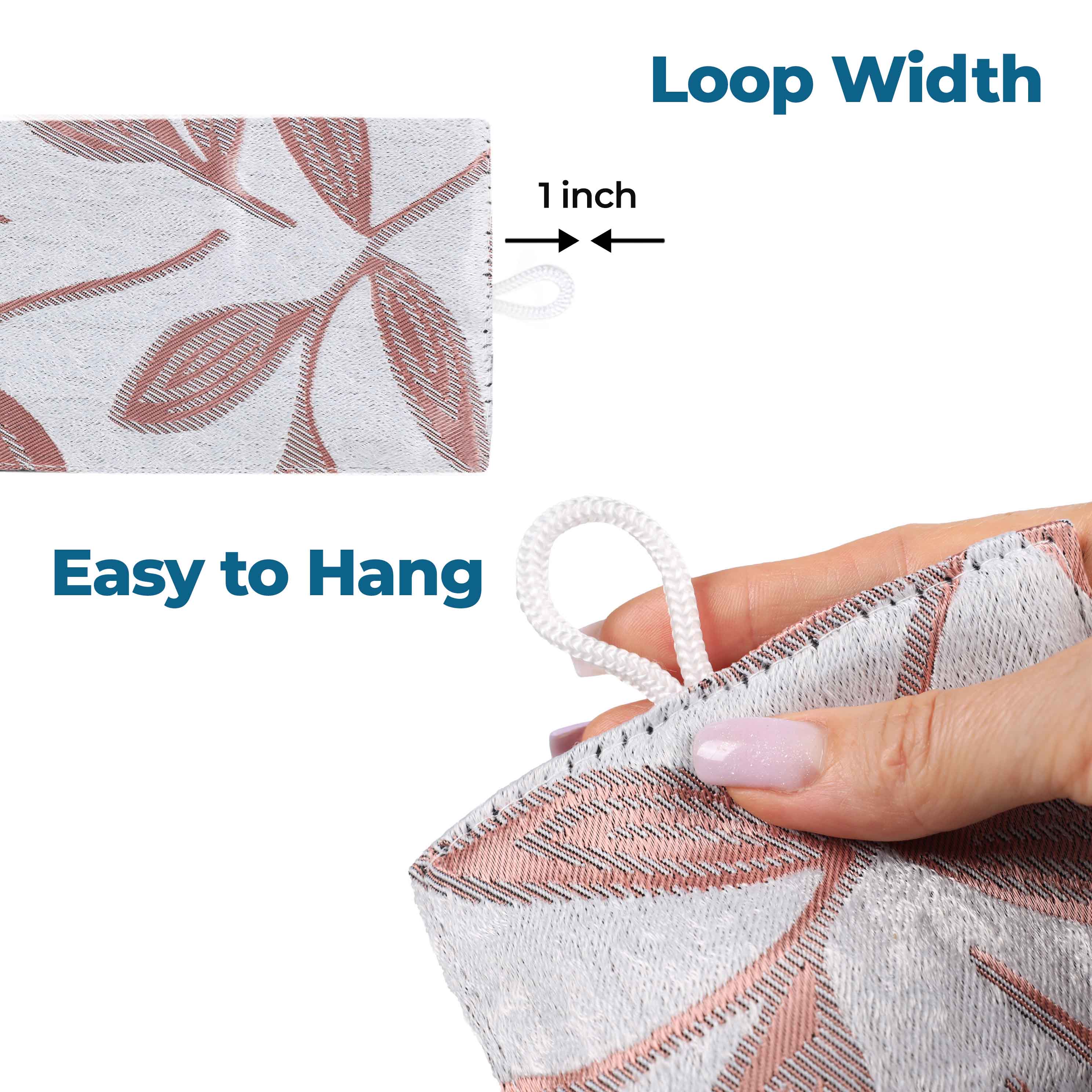 Leaves Machine Room Darkening Blackout Curtains, Set of 2 - Omnigoodsstore