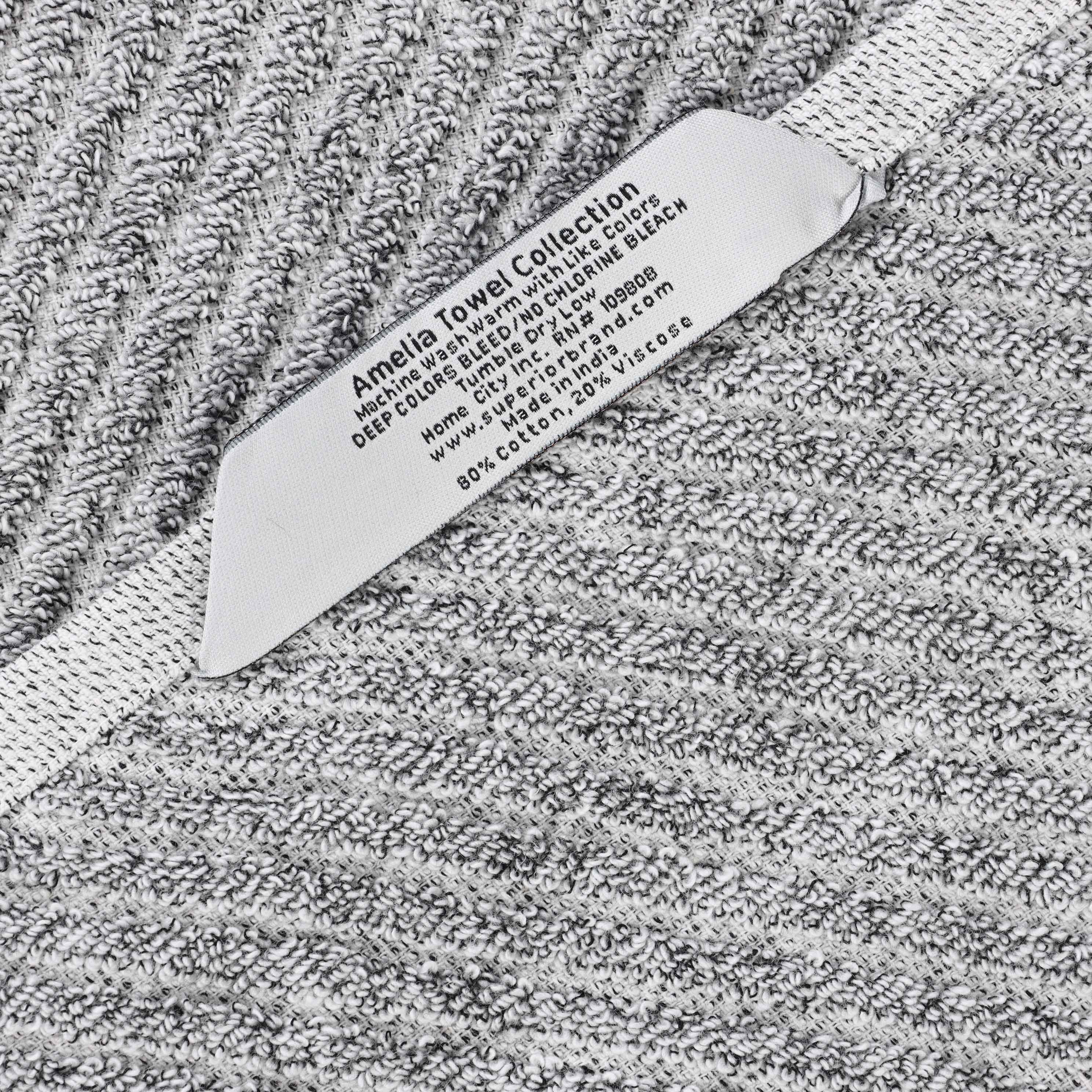 Amelia Cotton Blend Diagonal Stripes Face Towels, Set of 12 - Omnigoodsstore