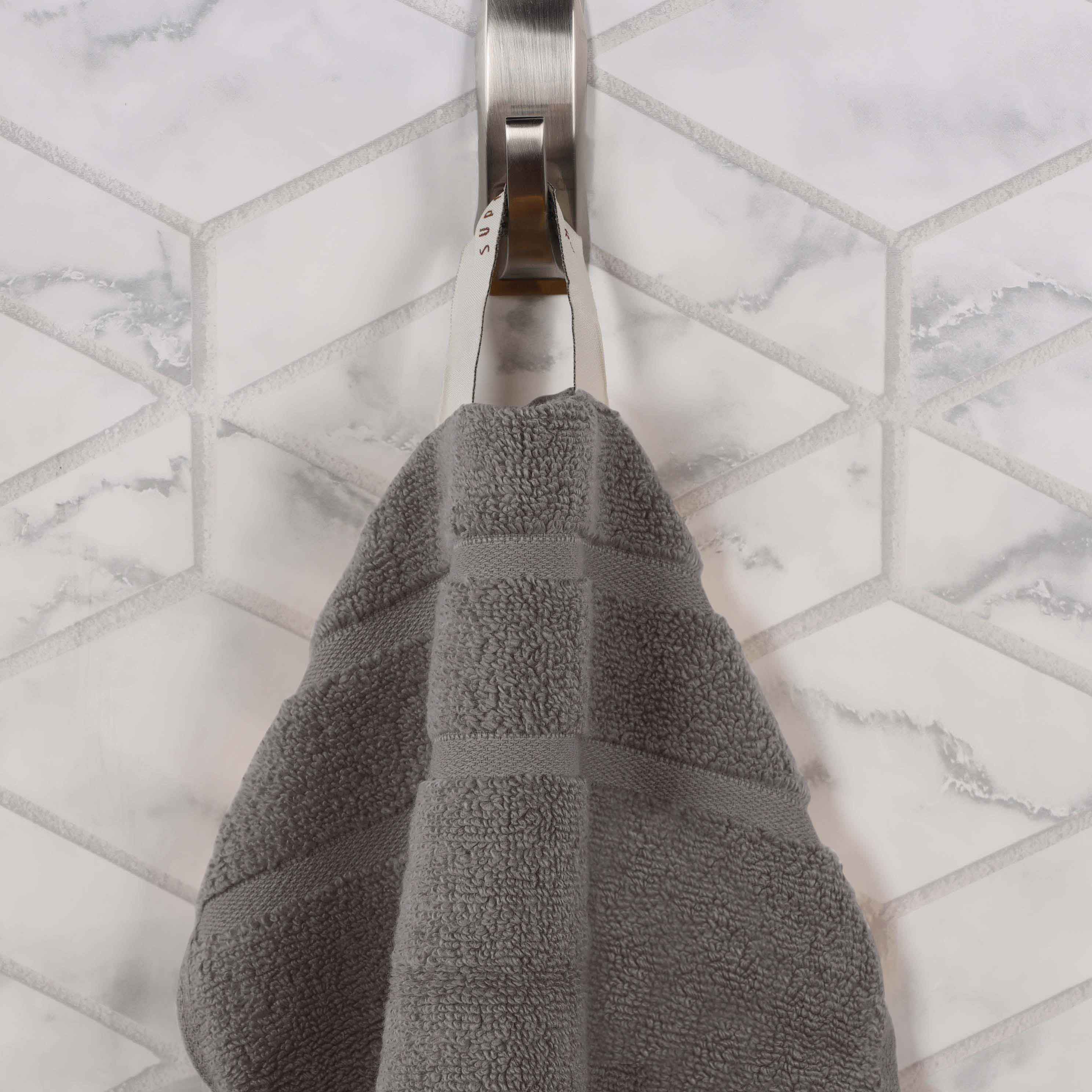 Zero Twist Cotton Waffle Honeycomb Soft Absorbent Hand Towel Set of 6 - Omnigoodsstore