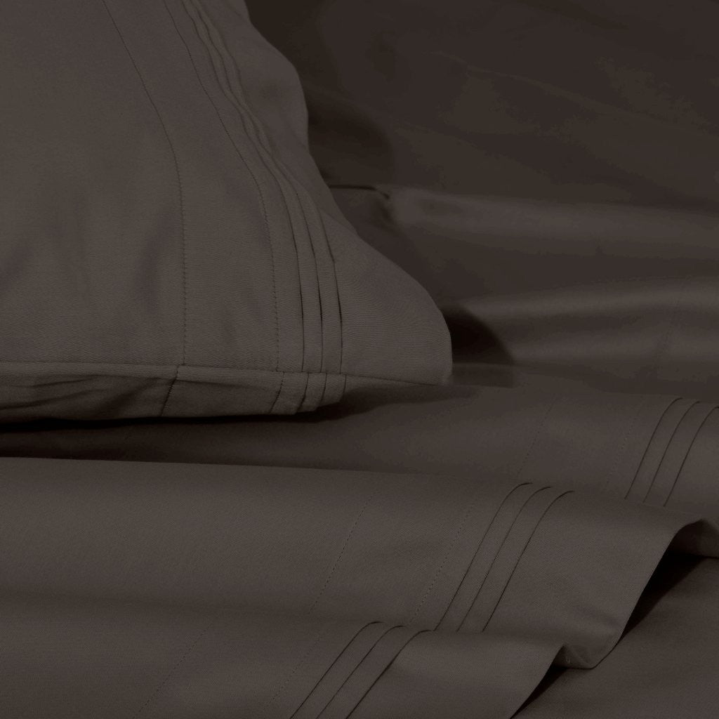 1000 Thread Count Egyptian Cotton Bed Sheet Set Olympic Queen - Omnigoodsstore