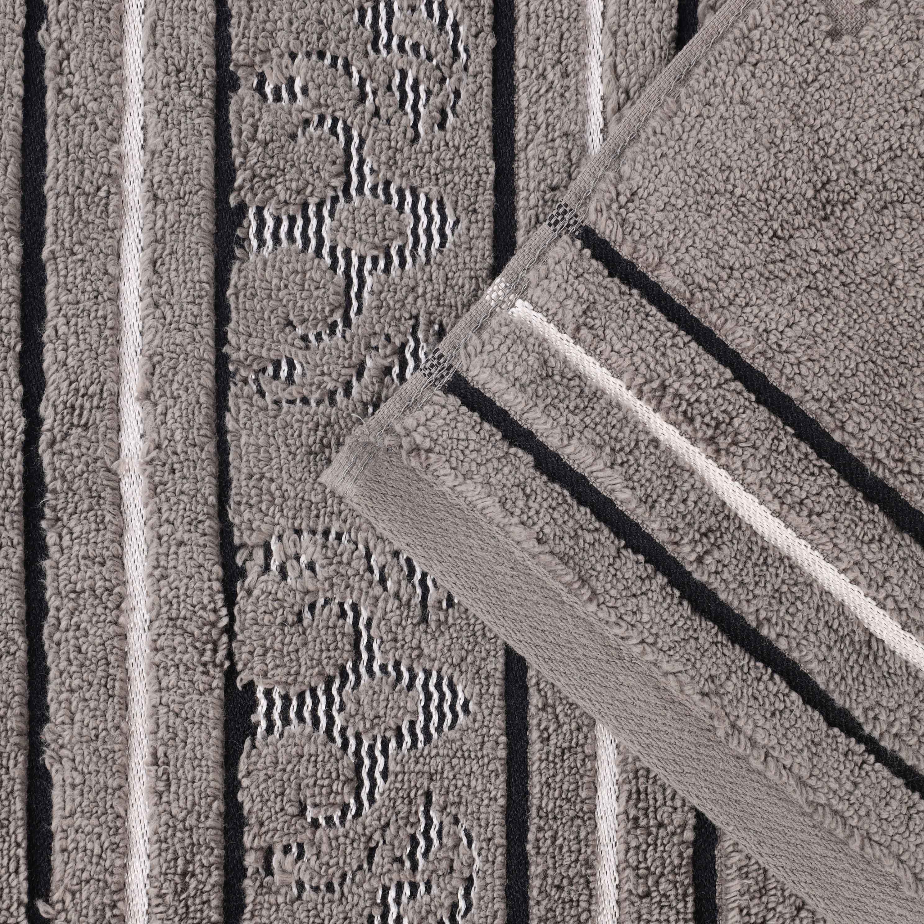 Sadie Zero Twist Cotton Solid and Jacquard Floral Face Towel Set of 12 - Omnigoodsstore