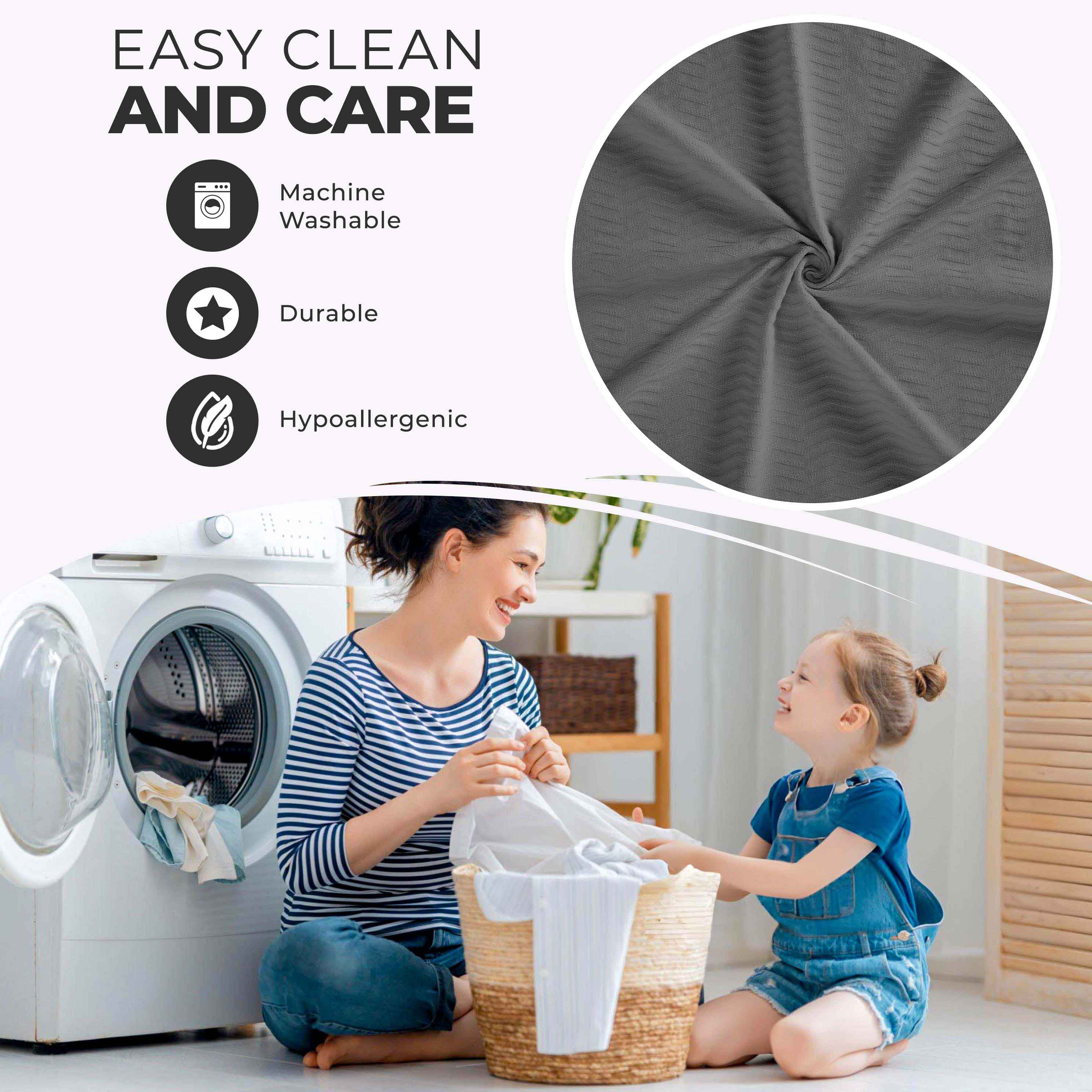 Jena Cotton Textured Chevron Lightweight Woven Blanket - Omnigoodsstore