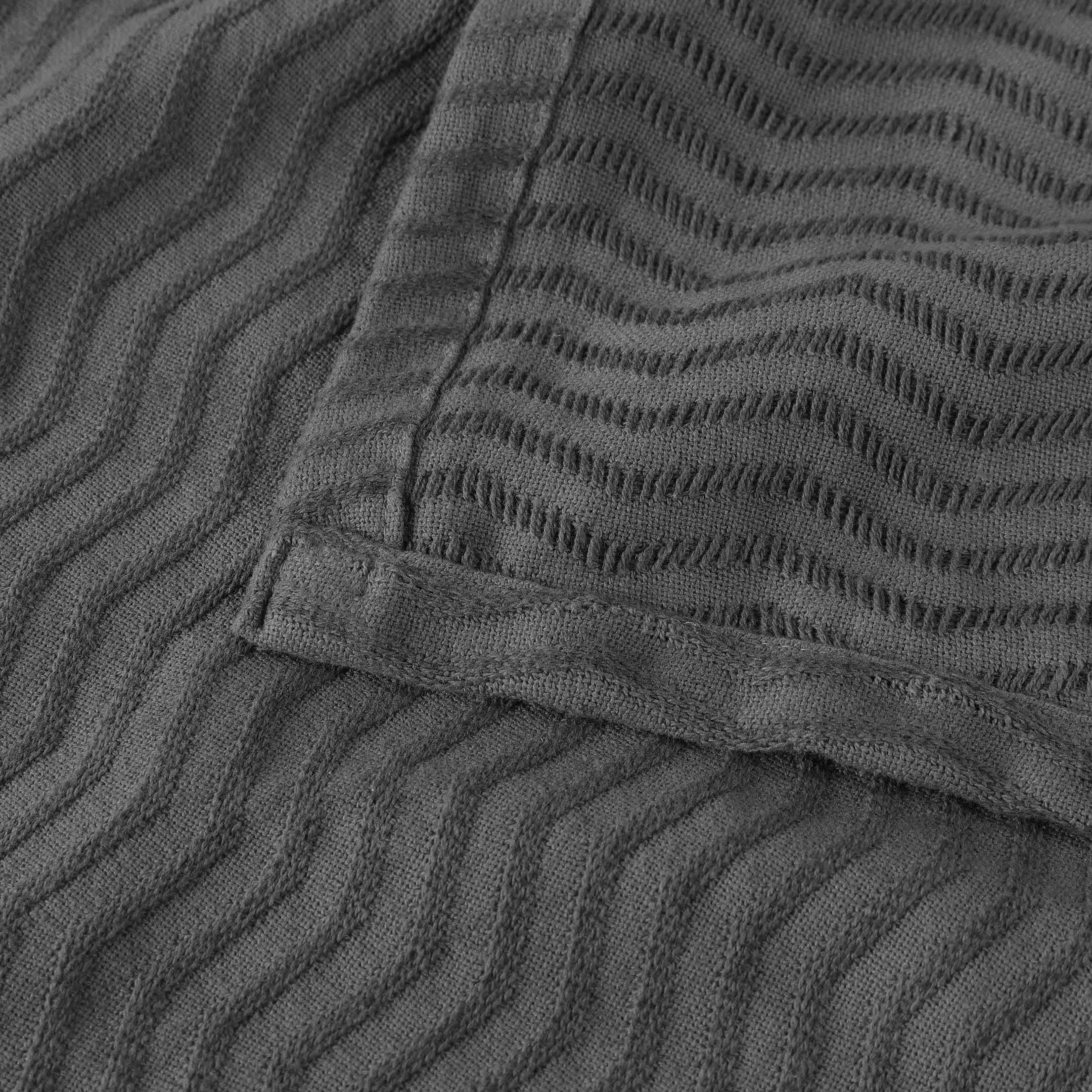 Jena Cotton Textured Chevron Lightweight Woven Blanket - Omnigoodsstore