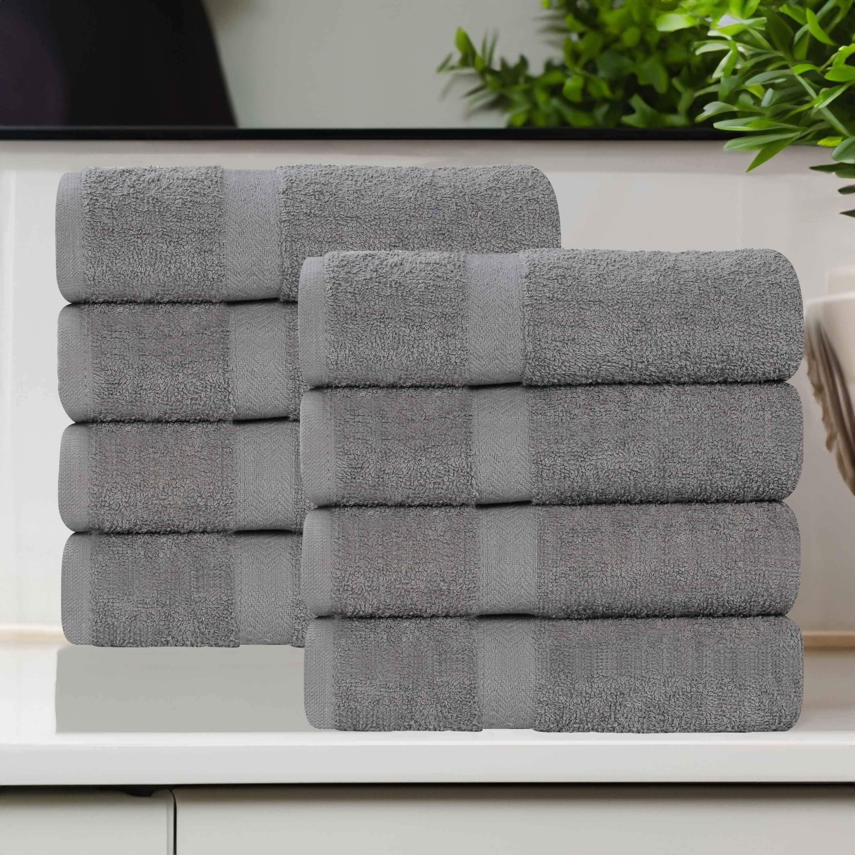 Franklin Cotton Eco Friendly 8 Piece Hand Towel Set - Omnigoodsstore