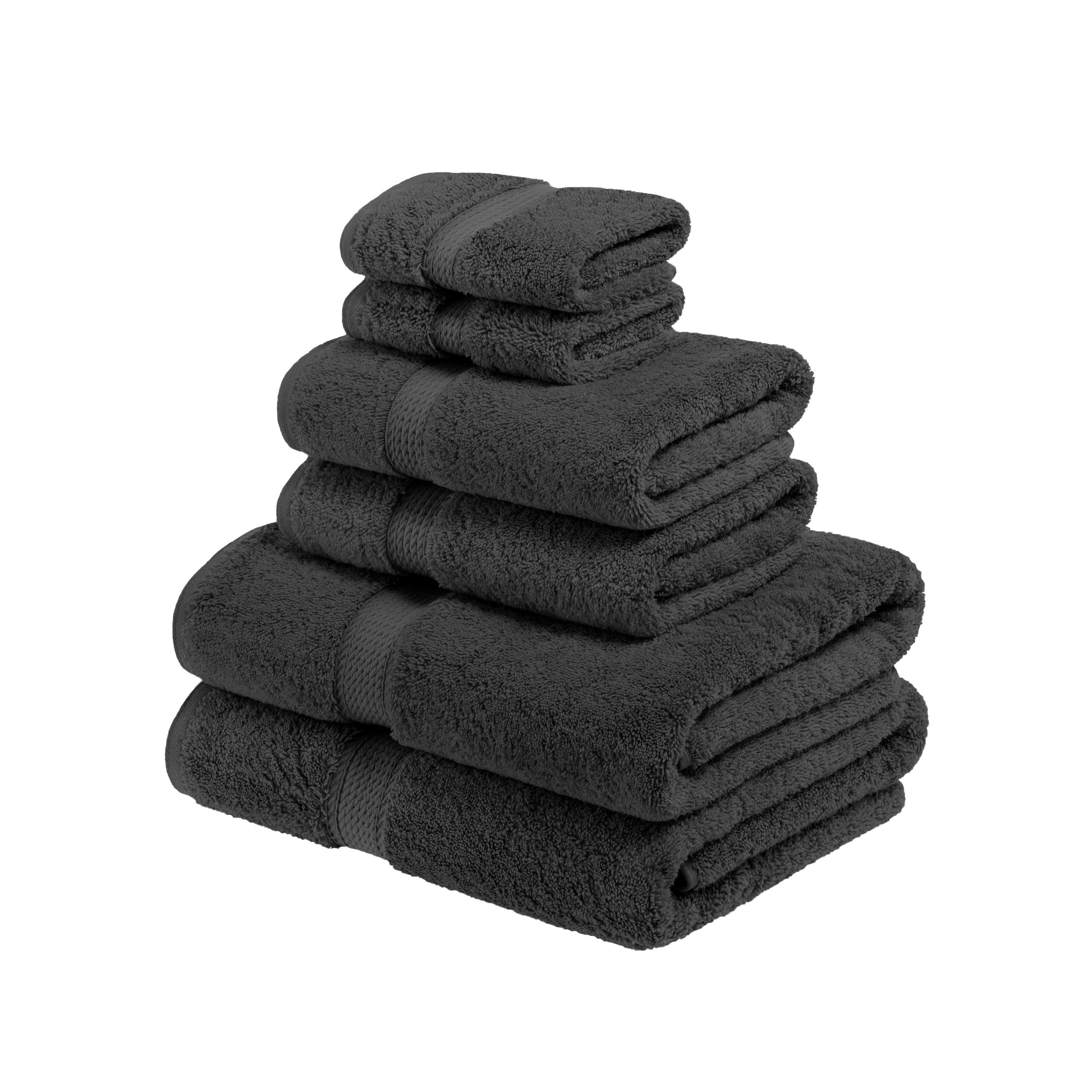 Egyptian Cotton Pile Plush Heavyweight Luxury Soft 6-Piece Towel Set - Omnigoodsstore