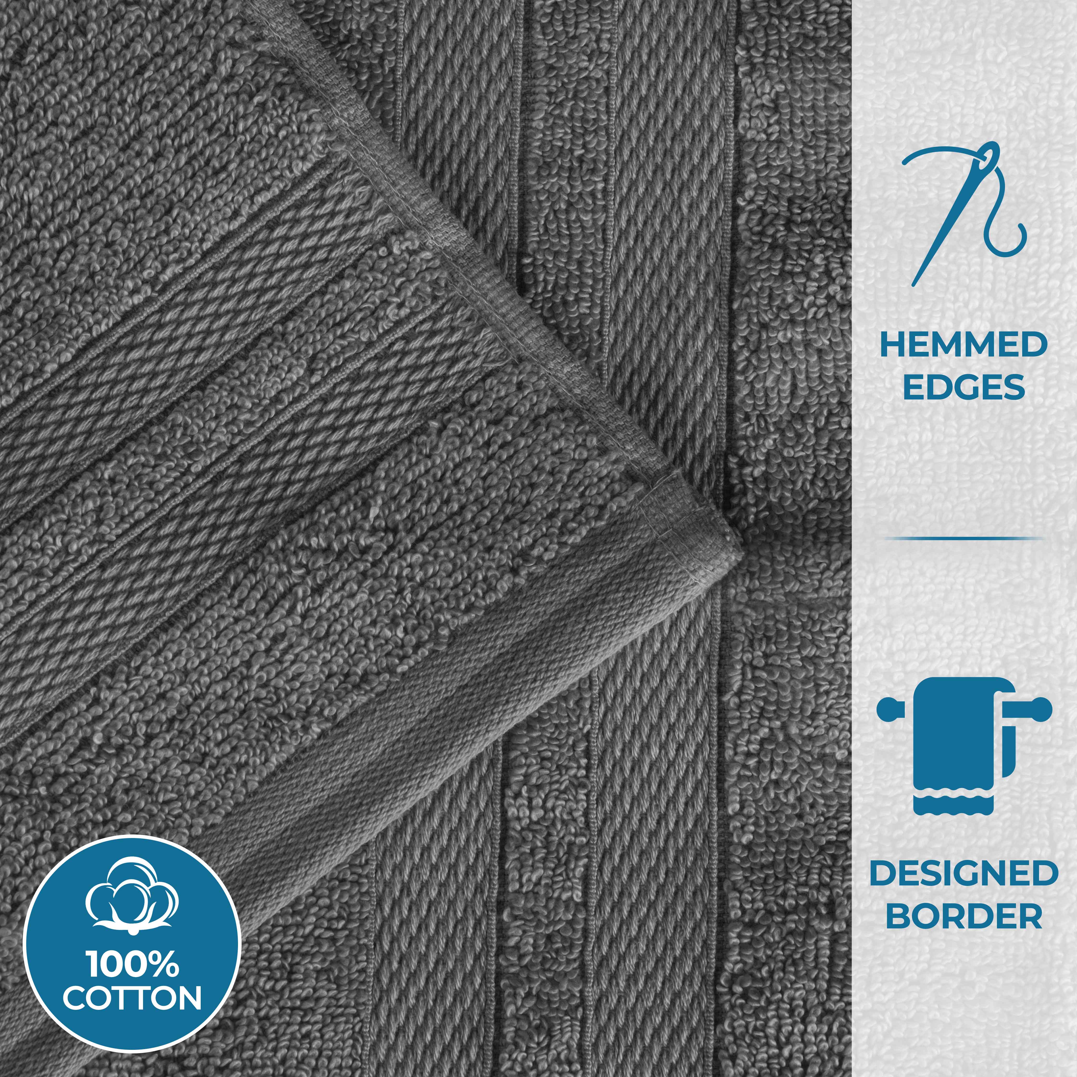 Cotton Ultra Soft 6 Piece Solid Towel Set - Omnigoodsstore