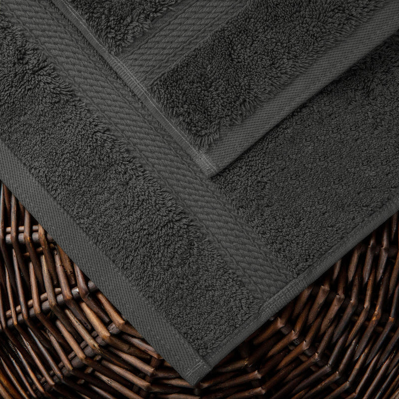 Egyptian Cotton Pile Plush Heavyweight Luxury Soft 10-Piece Towel Set - Omnigoodsstore