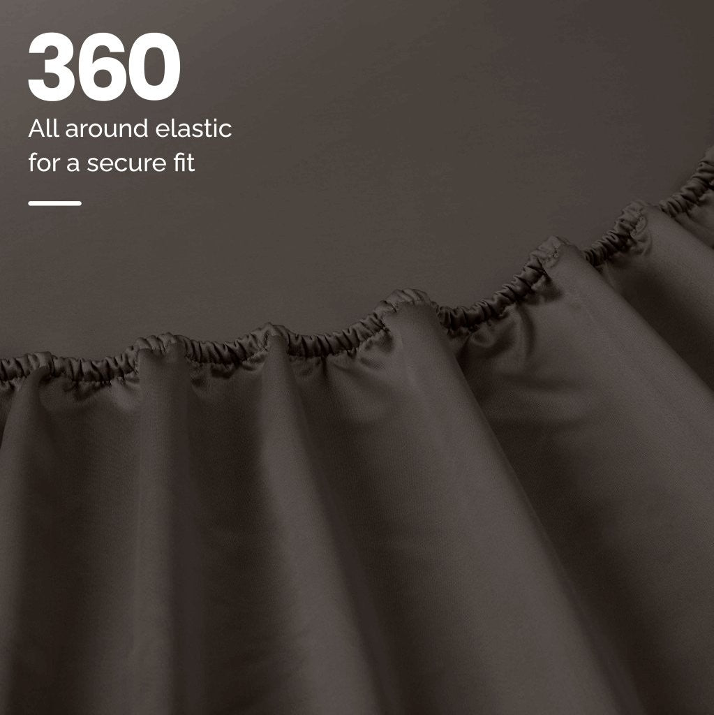 1000 Thread Count Egyptian Cotton Bed Sheet Set Olympic Queen - Omnigoodsstore