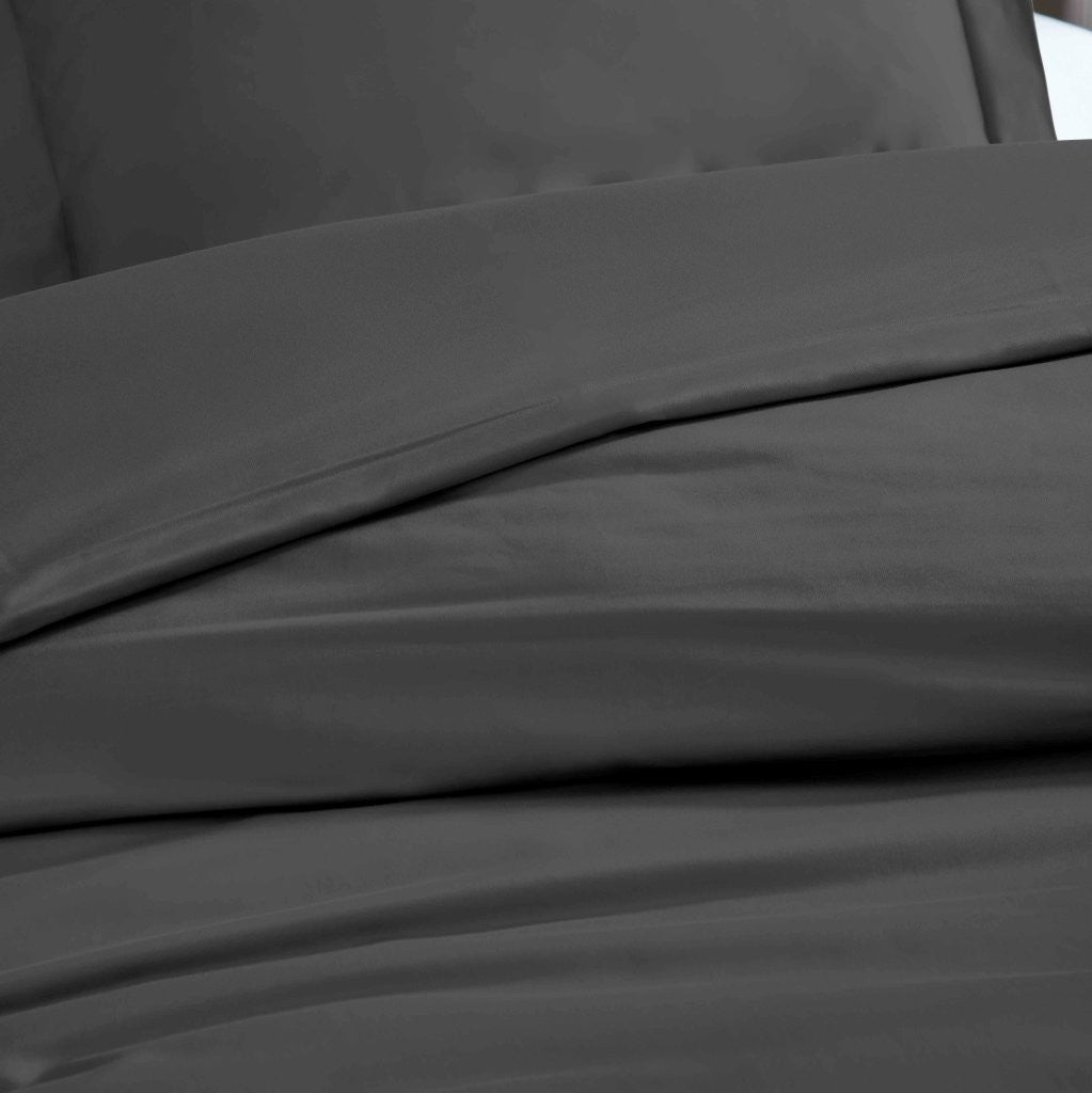 1200 Thread Count Egyptian Solid Cotton Duvet Cover Set - Omnigoodsstore