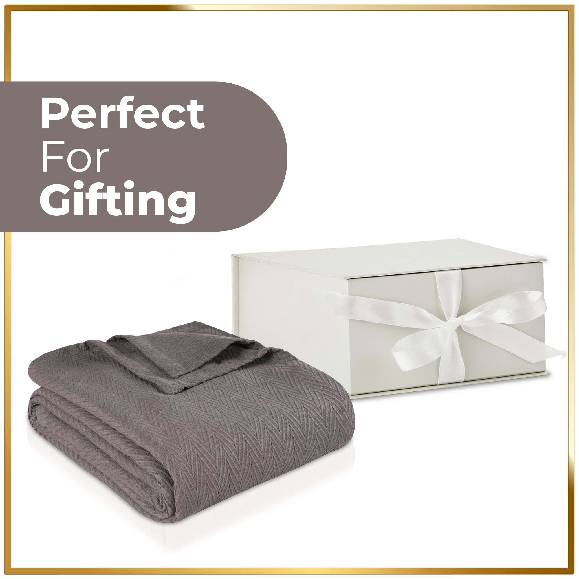 All-Season Chevron Cotton Bed Blanket & Sofa Throw - Omnigoodsstore