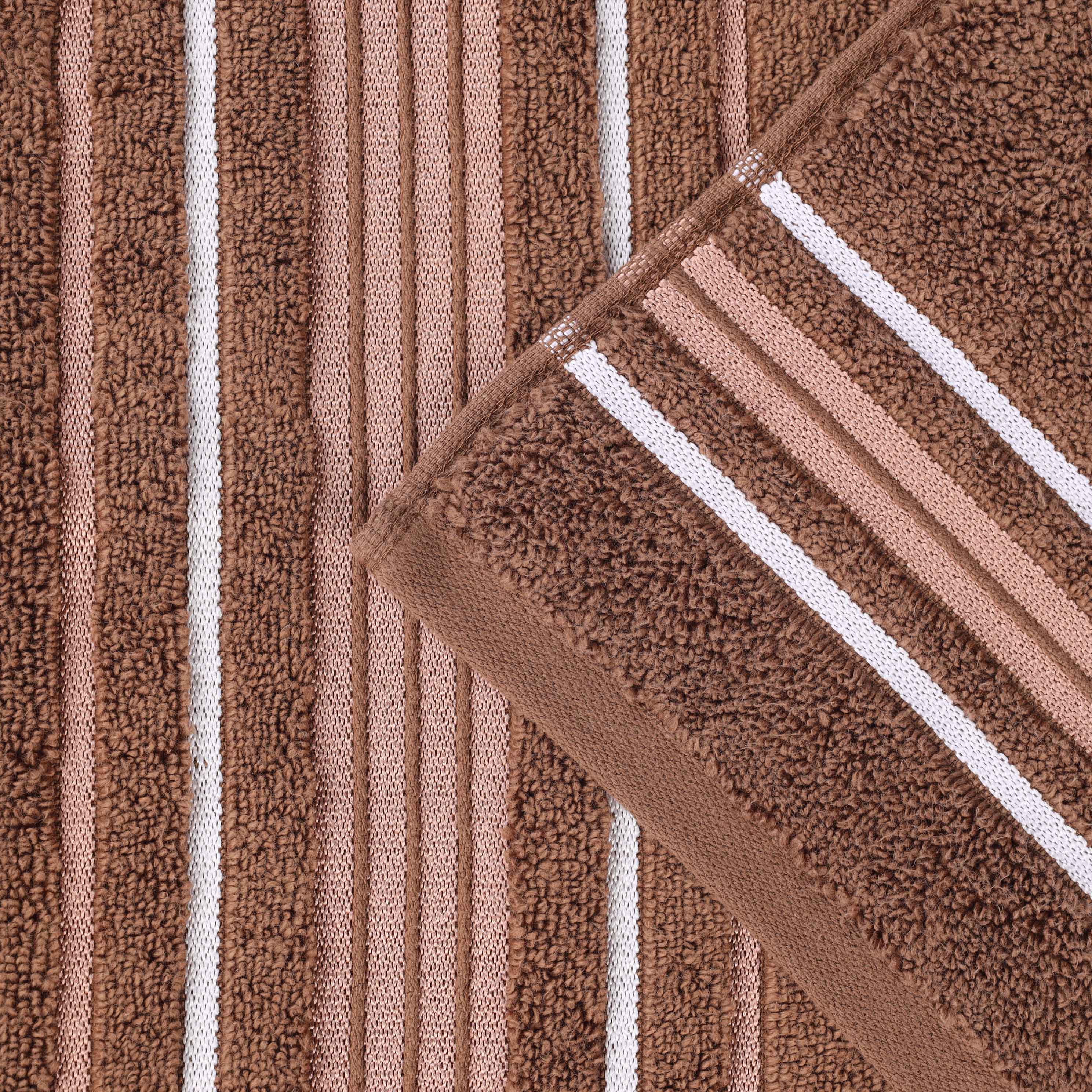 Sadie Zero Twist Cotton Solid and Jacquard Floral Face Towel Set of 12 - Omnigoodsstore