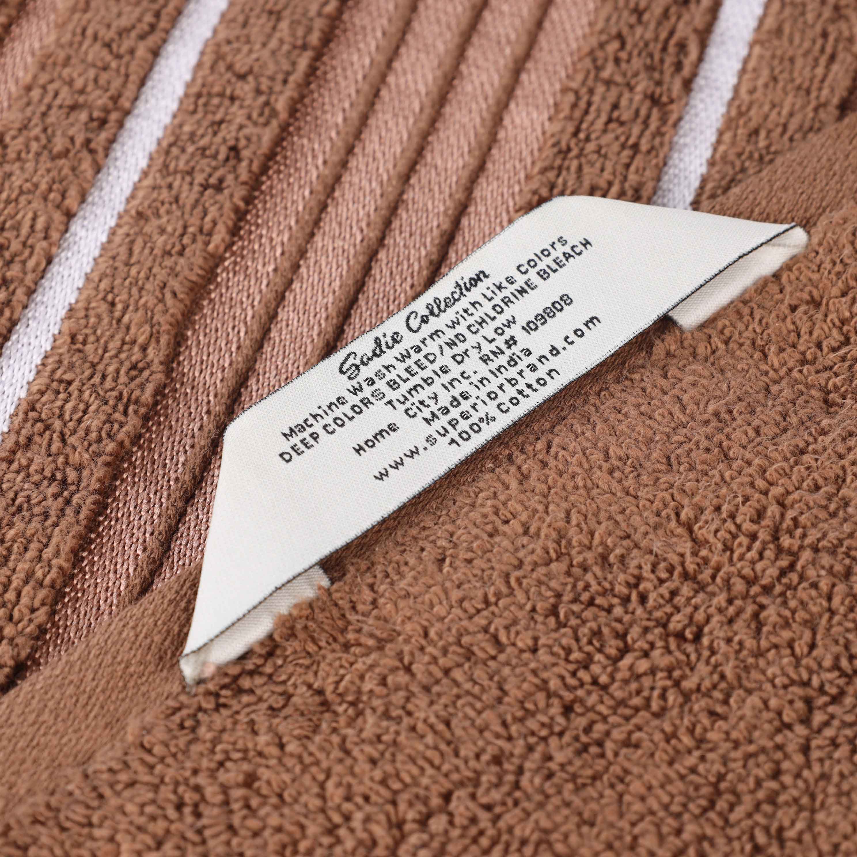 Sadie Zero Twist Cotton Solid and Jacquard Floral Face Towel Set of 12 - Omnigoodsstore