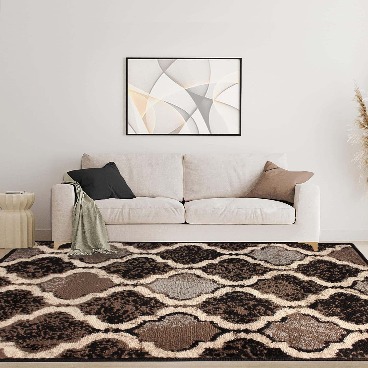 Viking Geometric Trellis Indoor Area Rugs or Runner Rug - Omnigoodsstore