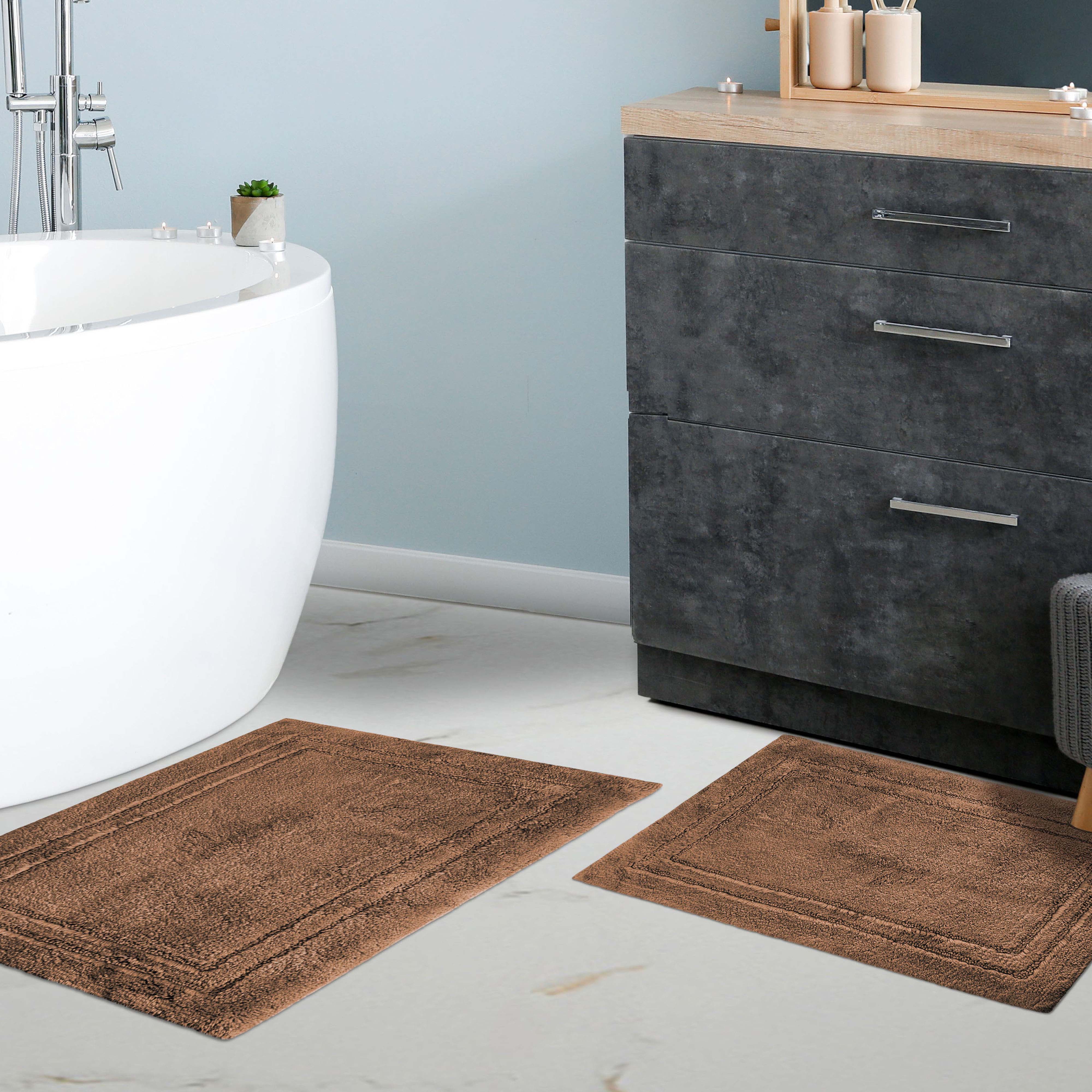 Cotton Non Slip 2 Piece Bath Rug Set - Omnigoodsstore