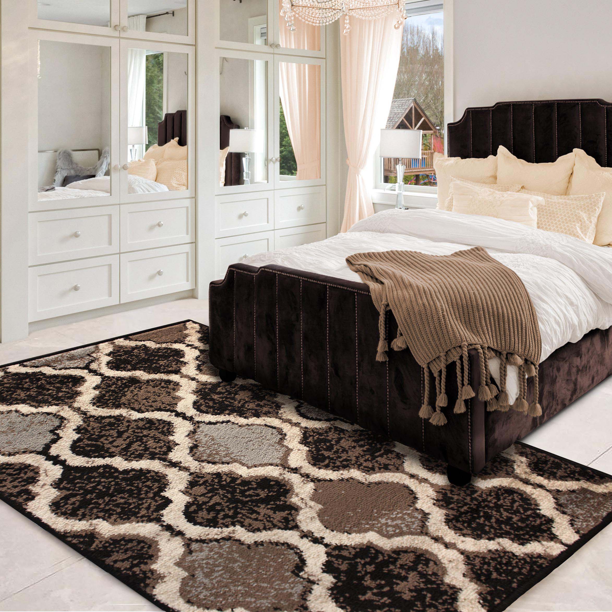 Viking Geometric Trellis Indoor Area Rugs or Runner Rug - Omnigoodsstore