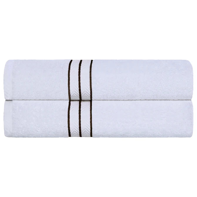 Turkish Cotton Ultra-Plush Solid 2-Piece Highly Absorbent Bath Sheet Set - Omnigoodsstore