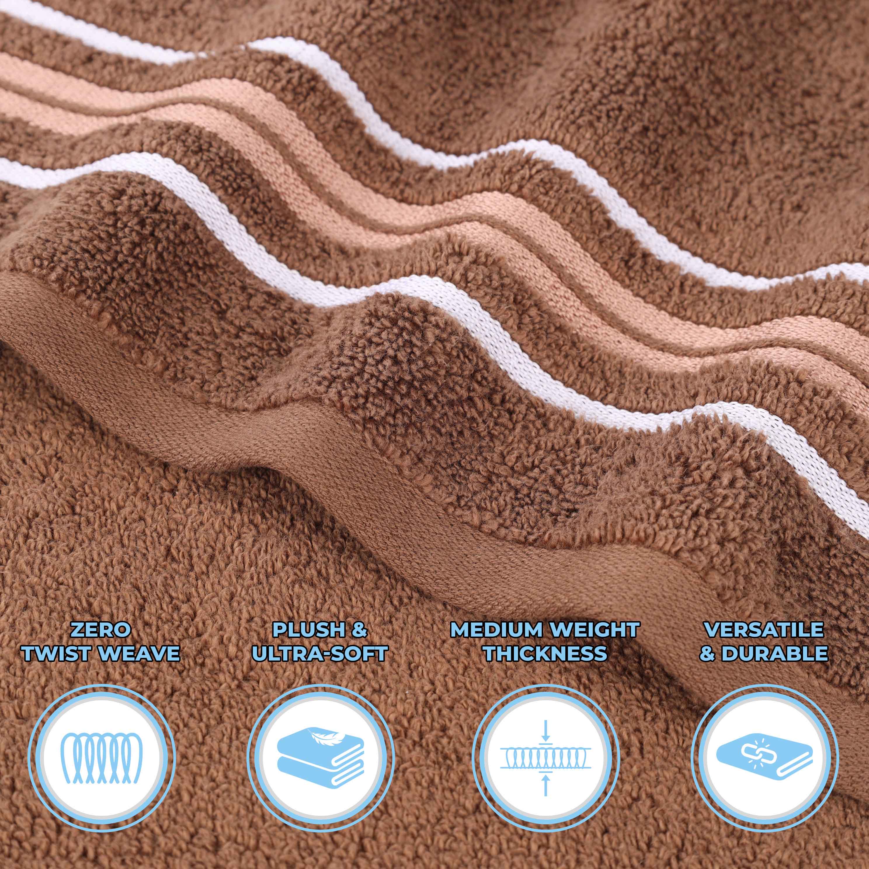 Sadie Zero Twist Cotton Solid and Jacquard Floral Face Towel Set of 12 - Omnigoodsstore