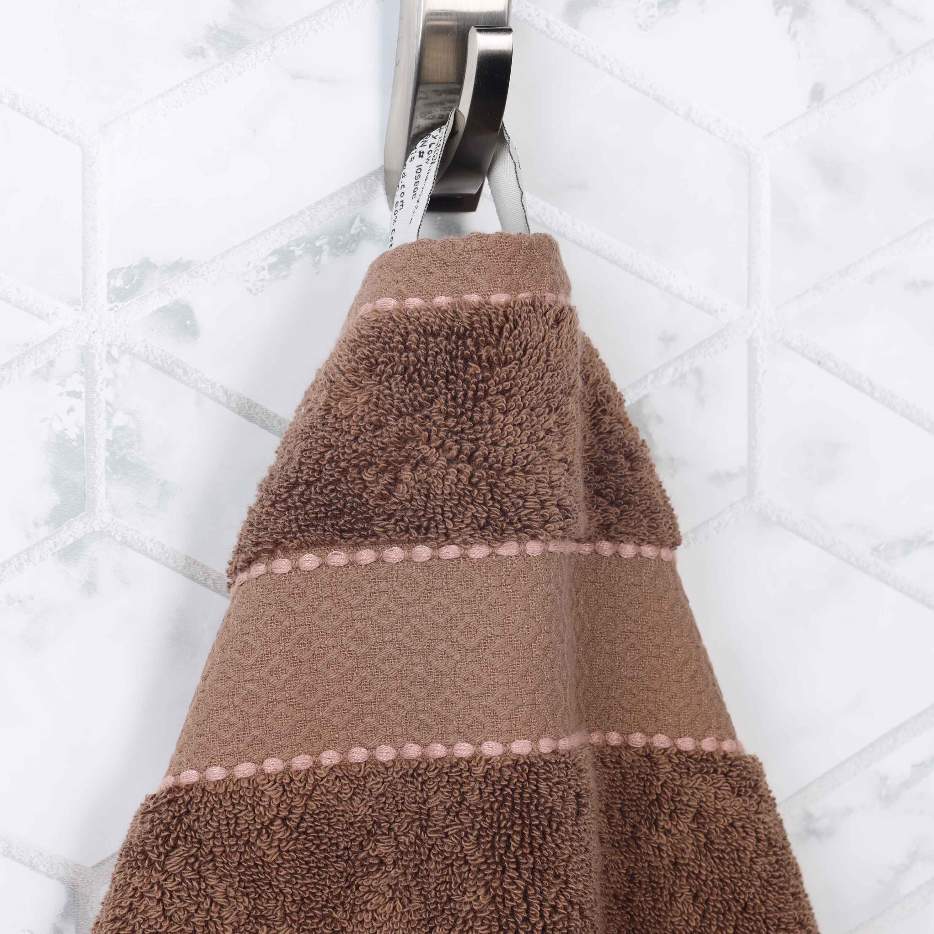 Niles Egypt Produced Giza Cotton Dobby Absorbent Face Towel Set of 12 - Omnigoodsstore