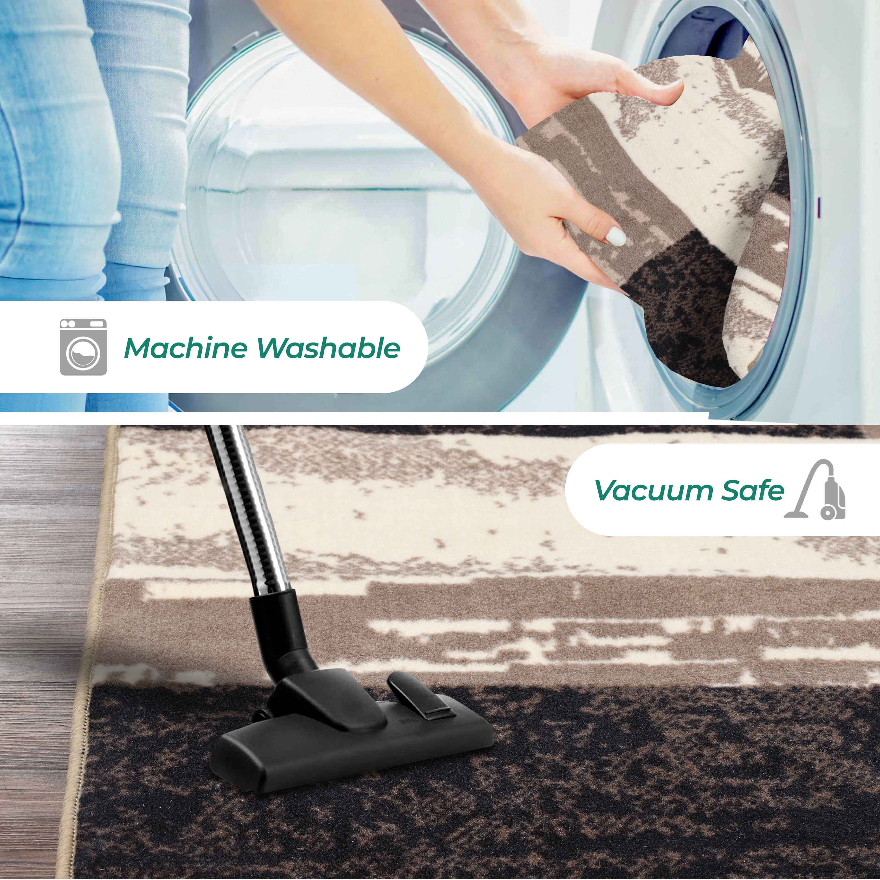 Rockwood Contemporary Geometric Patchwork Indoor Area Rug or Runner - Omnigoodsstore