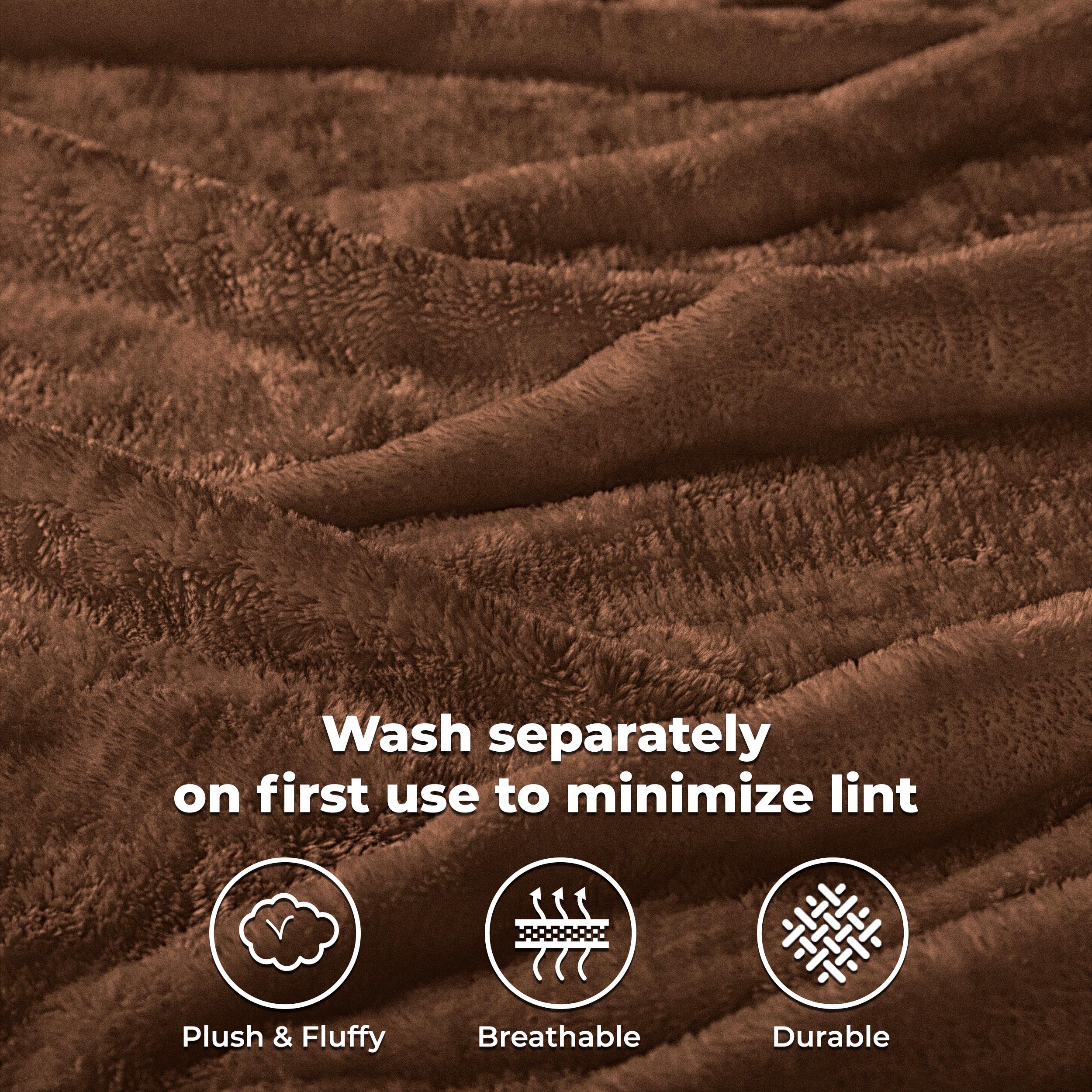 Classic Solid Fleece Plush Medium Weight Fluffy Soft Blanket - Omnigoodsstore