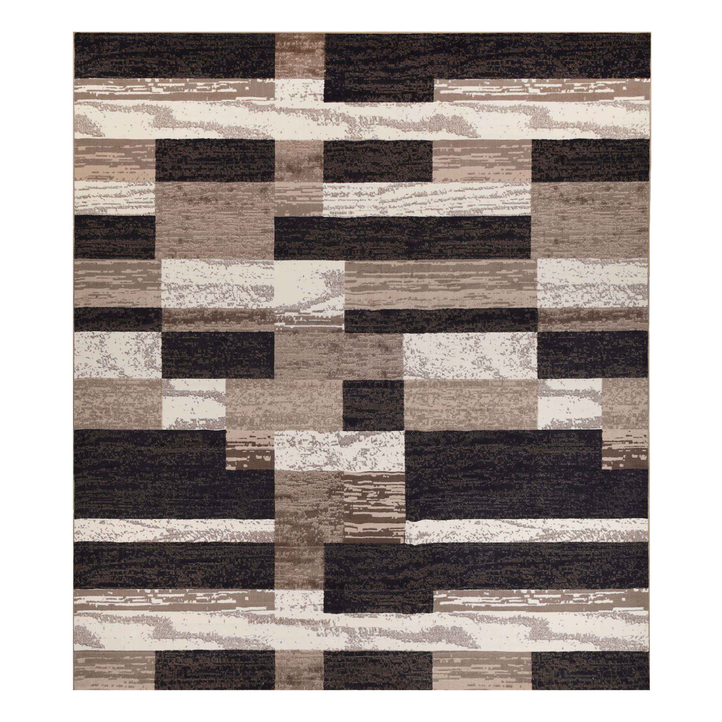 Rockwood Contemporary Geometric Patchwork Indoor Area Rug or Runner - Omnigoodsstore