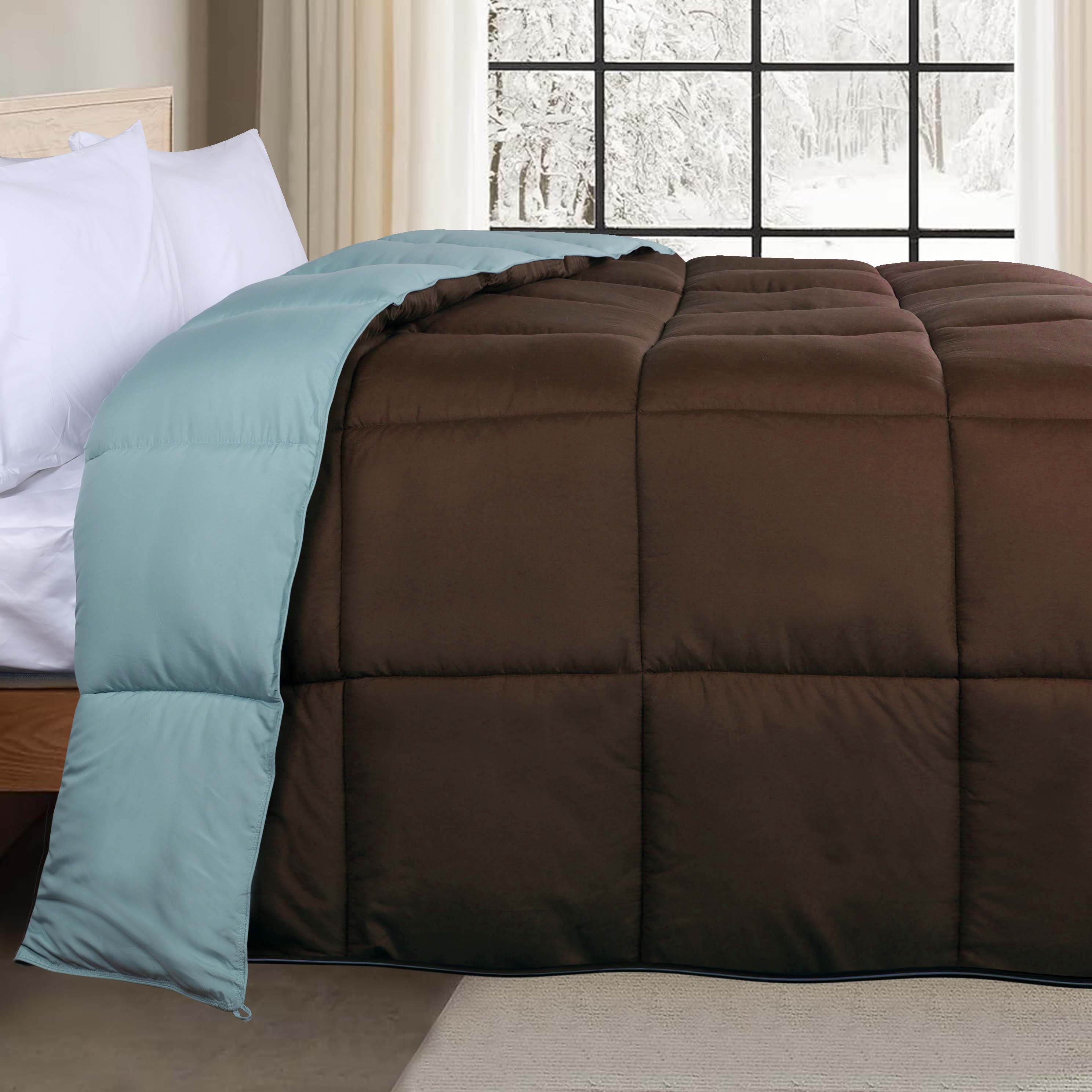 Brushed Microfiber Reversible Comforter - Omnigoodsstore