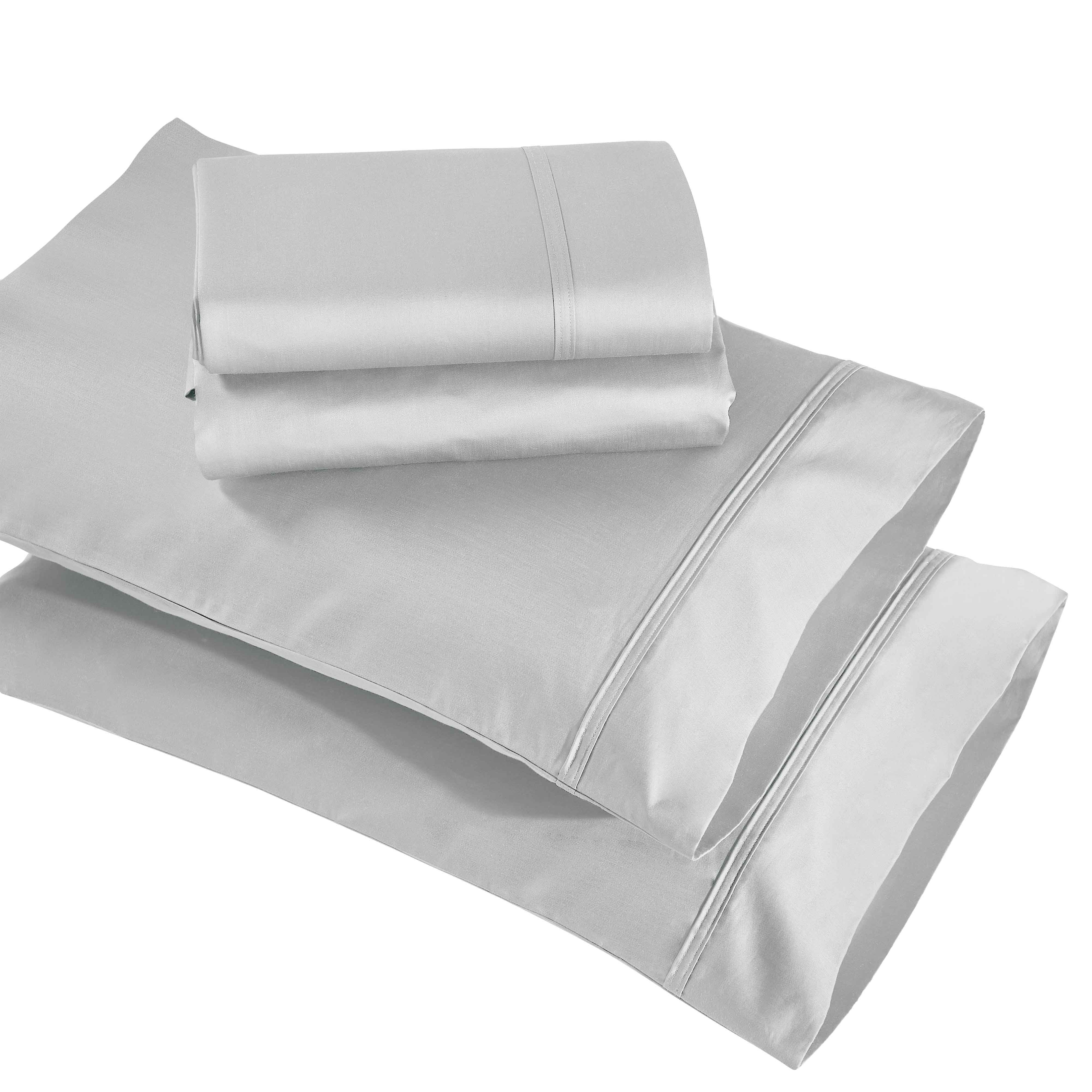 850 Thread Count Cotton Solid Bed Sheet Set - Omnigoodsstore