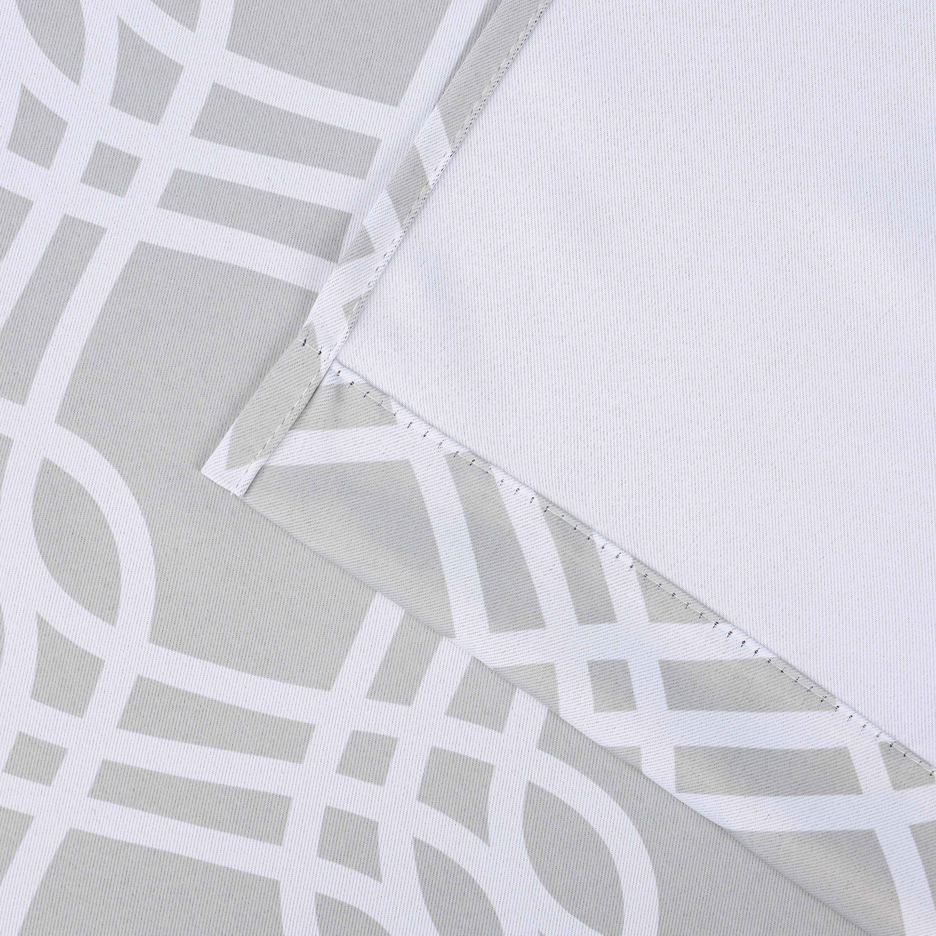 Ribbon Trellis Washable Room Darkening Blackout Curtain Panel Set - Omnigoodsstore