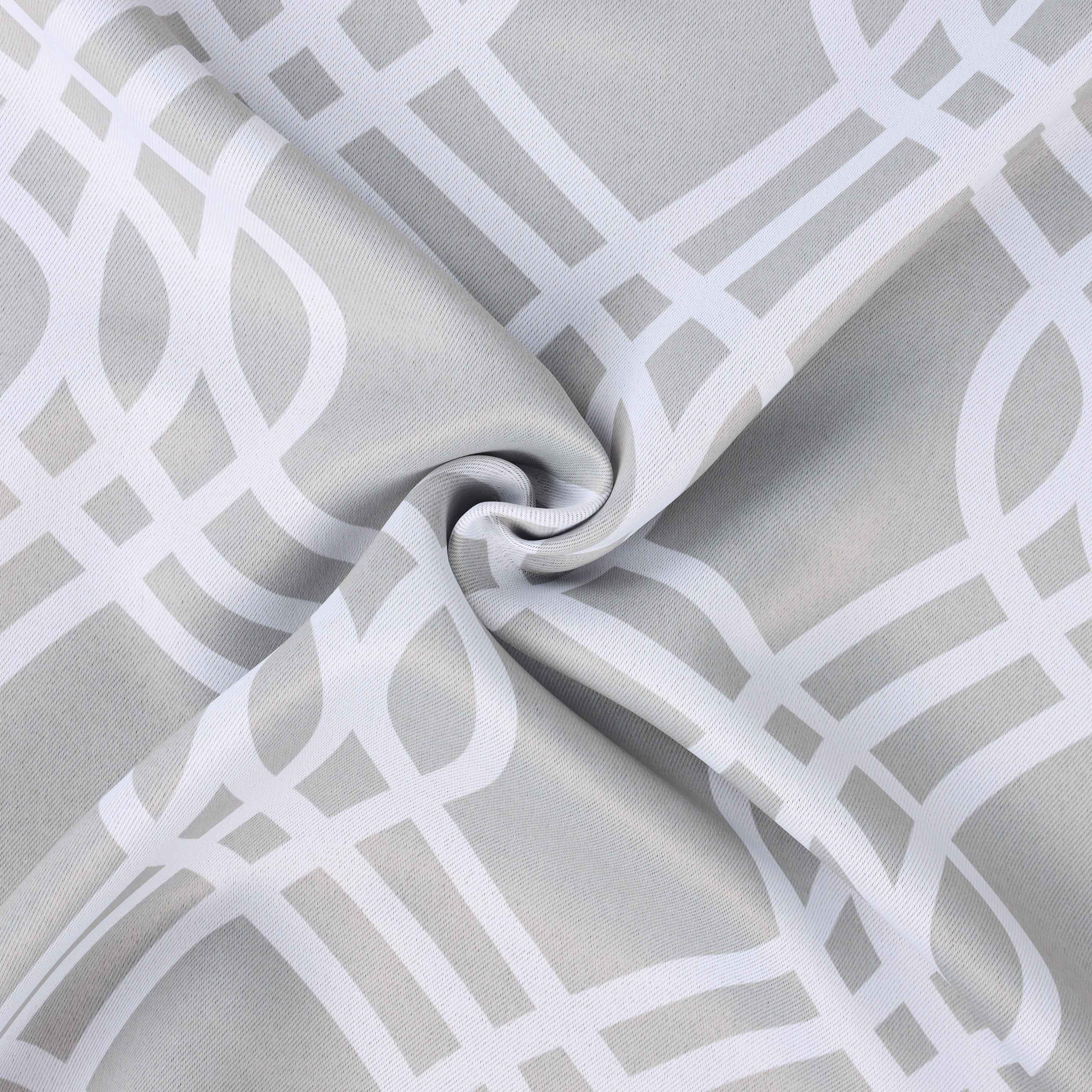 Ribbon Trellis Washable Room Darkening Blackout Curtain Panel Set - Omnigoodsstore