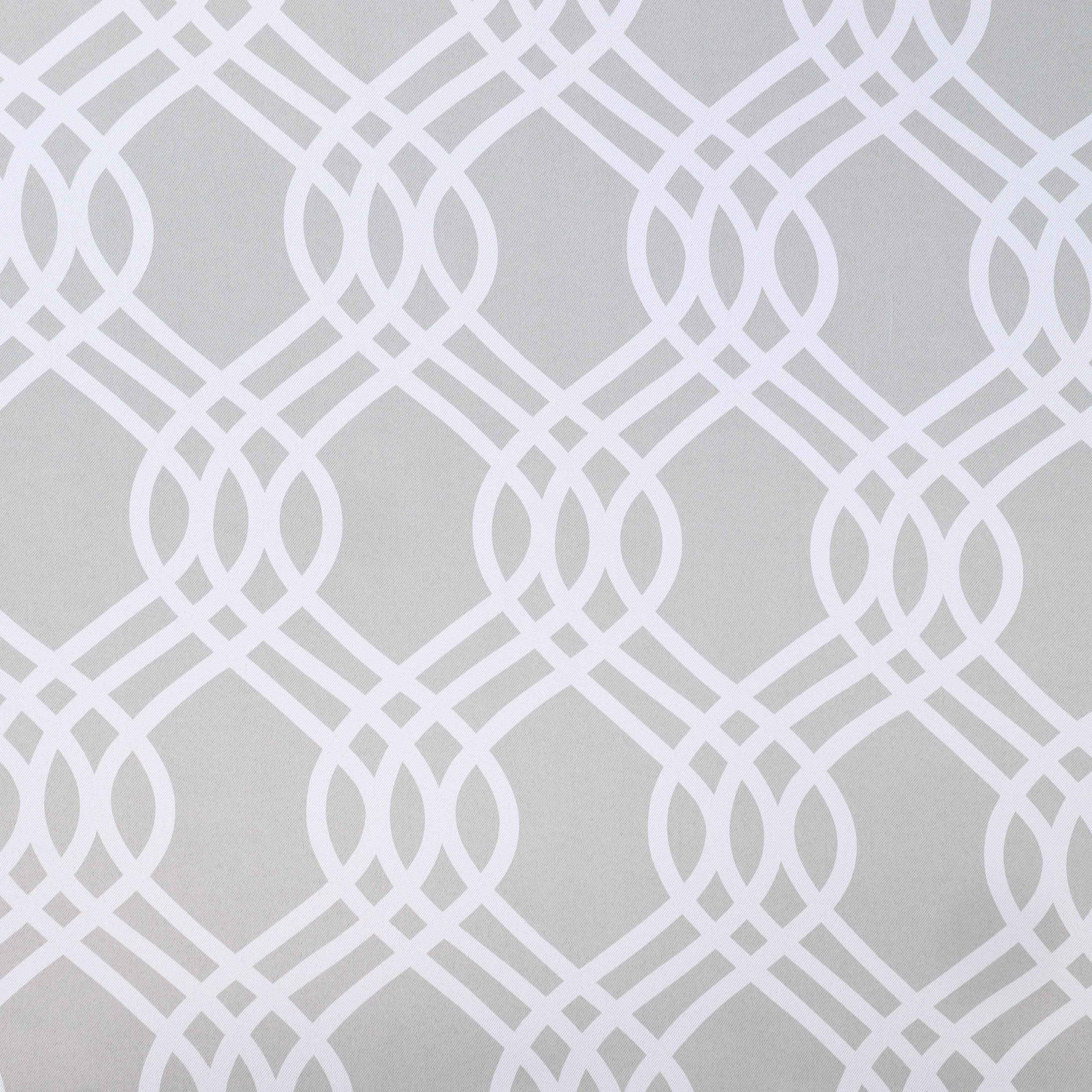 Ribbon Trellis Washable Room Darkening Blackout Curtain Panel Set - Omnigoodsstore