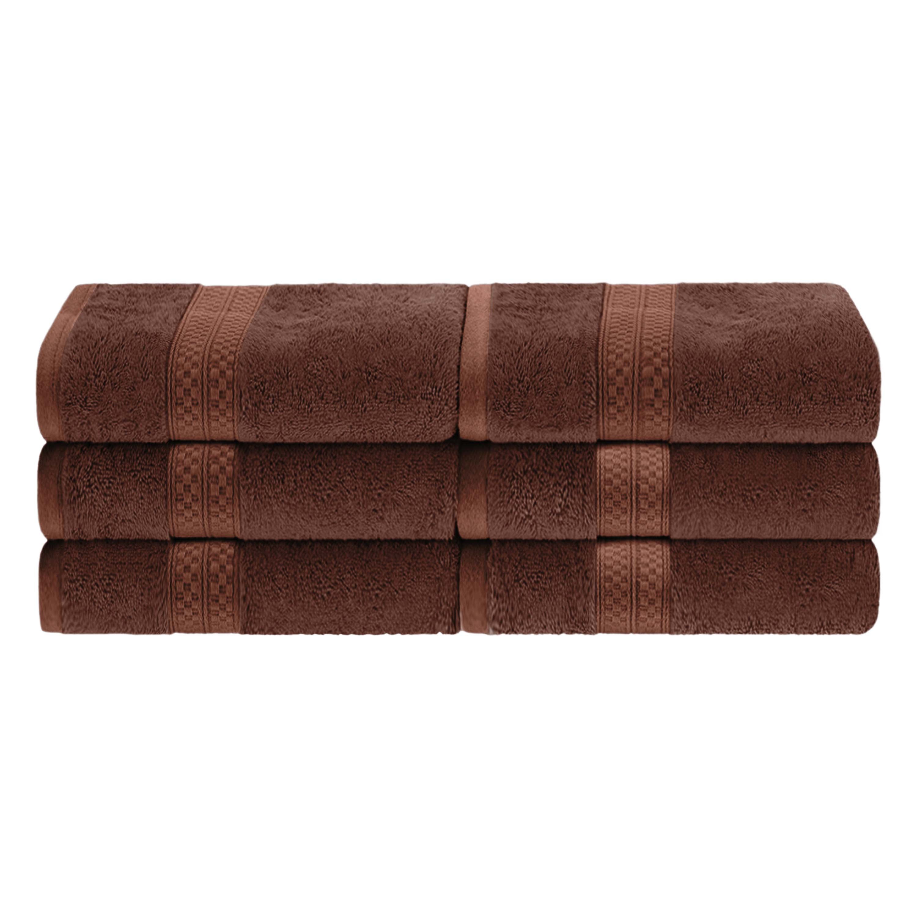 Rayon from Bamboo Blend Solid 6 Piece Hand Towel Set - Omnigoodsstore