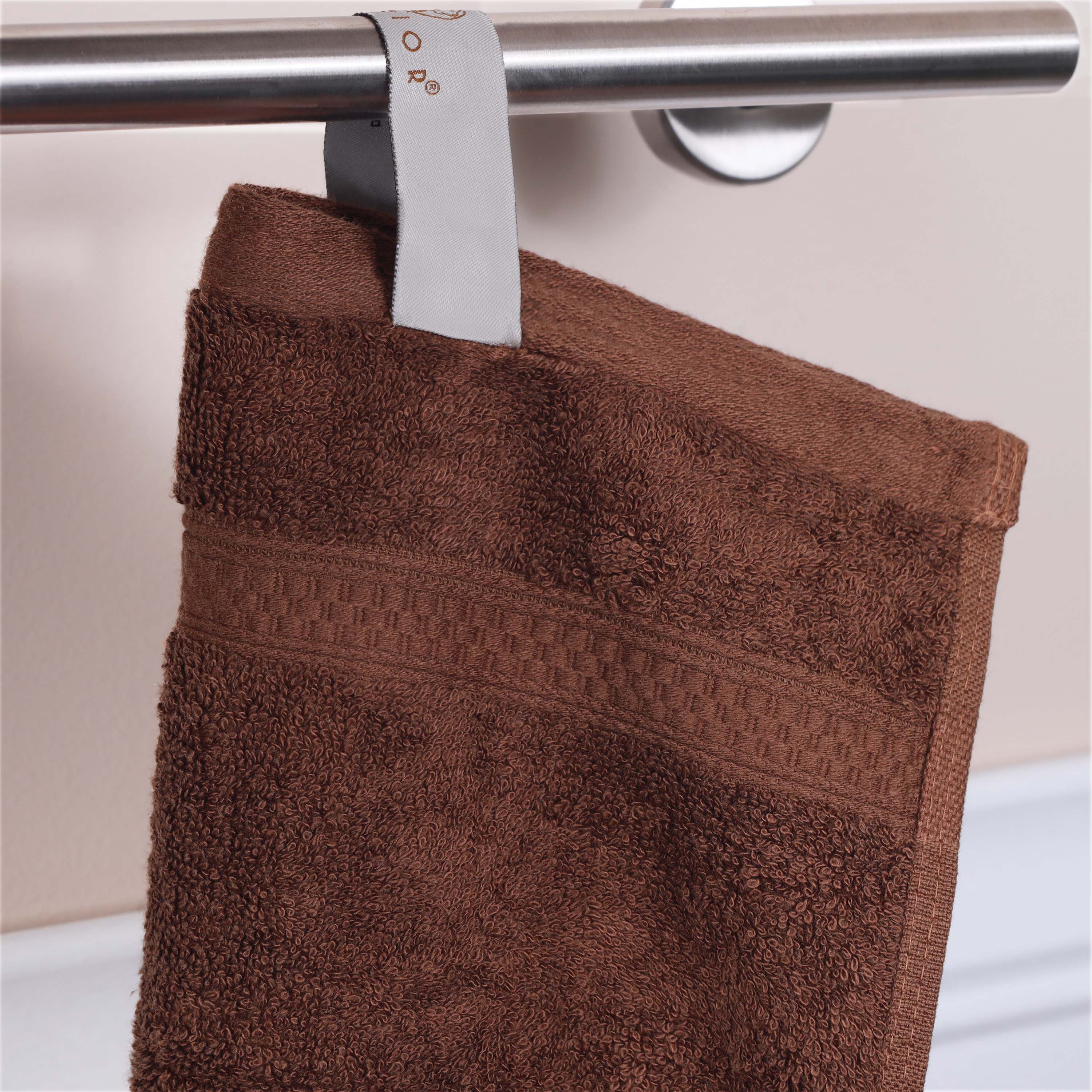 Rayon from Bamboo Blend Solid 6 Piece Hand Towel Set - Omnigoodsstore