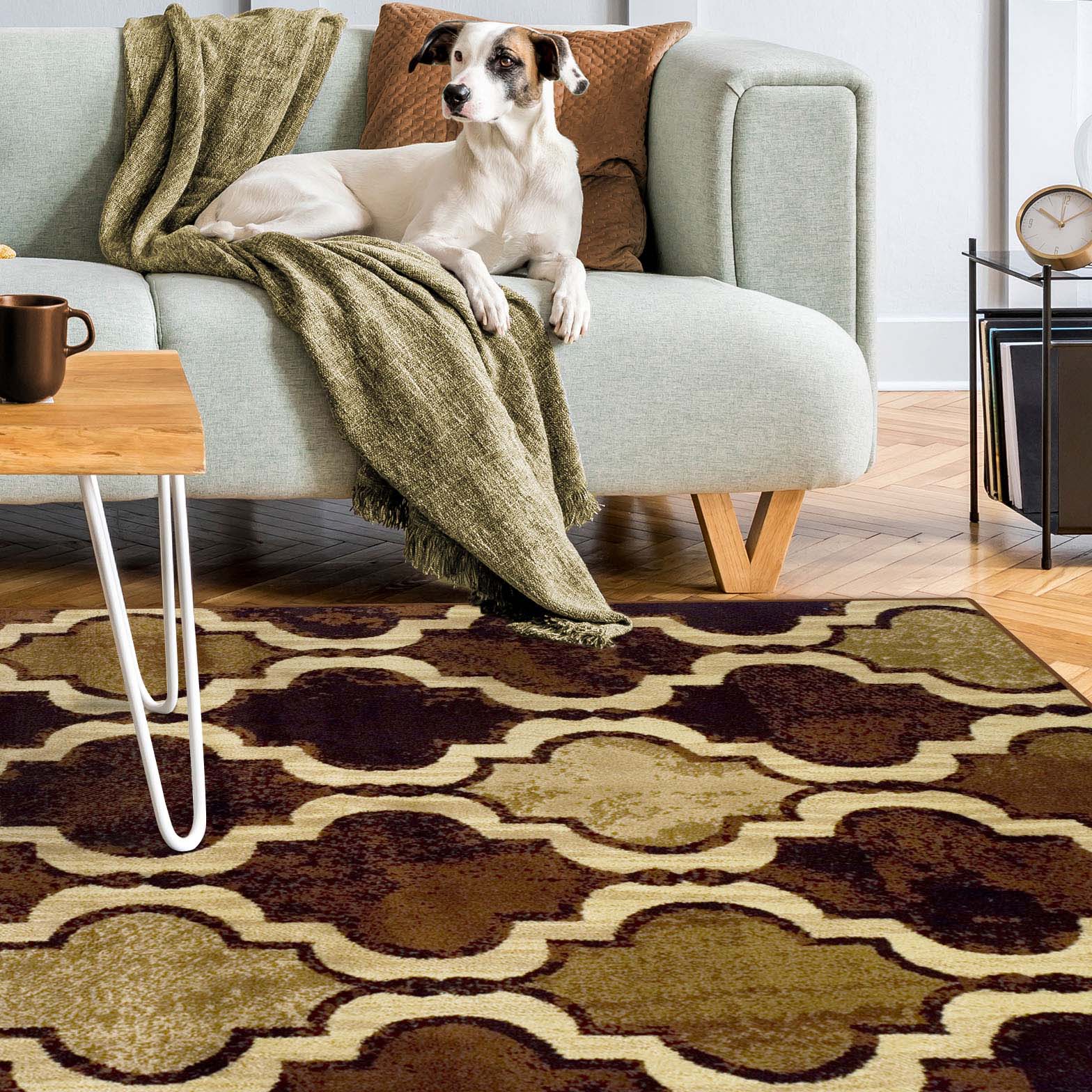 Viking Geometric Trellis Indoor Area Rugs or Runner Rug - Omnigoodsstore