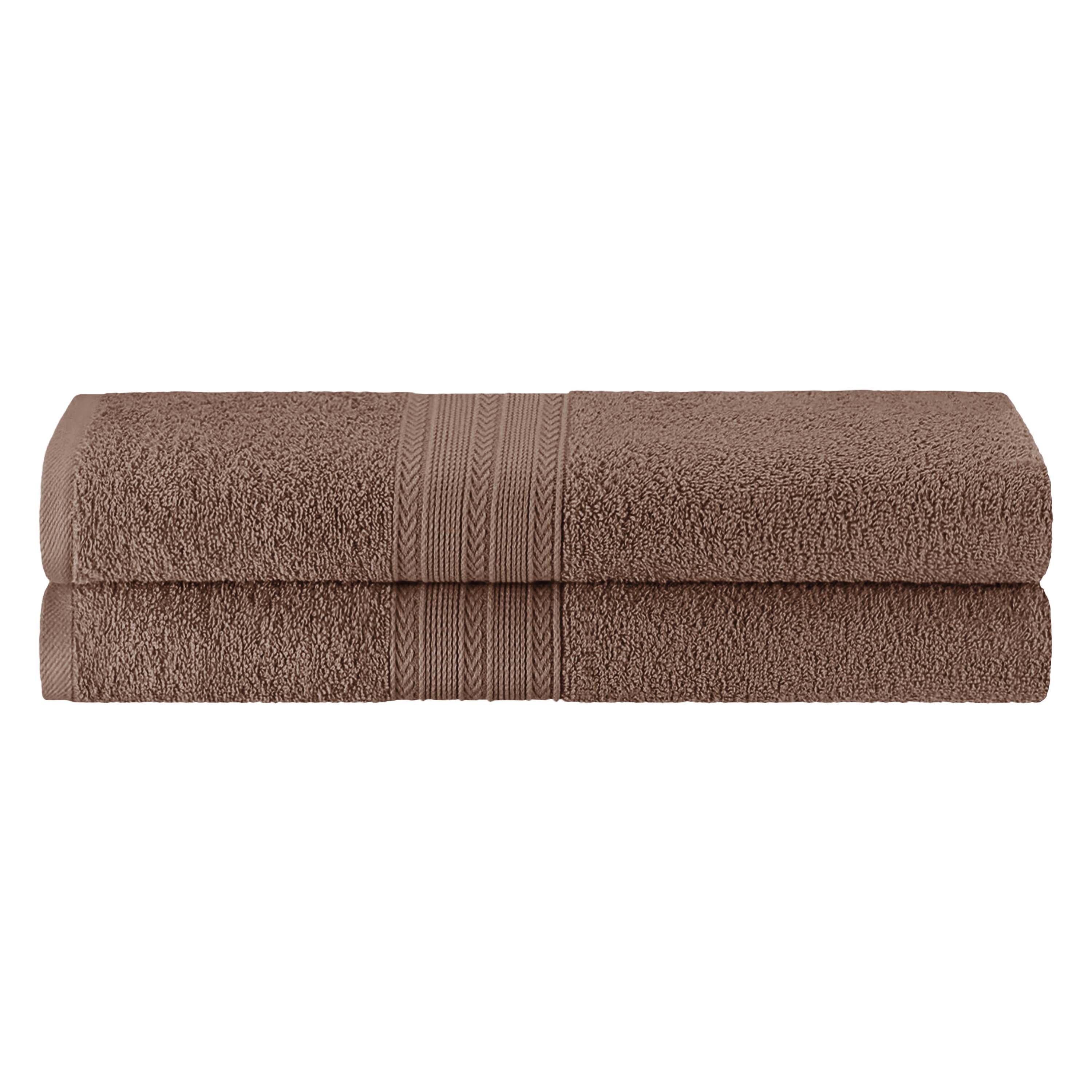 Cotton Eco Friendly 2 Piece Solid Bath Sheet Towel Set - Omnigoodsstore