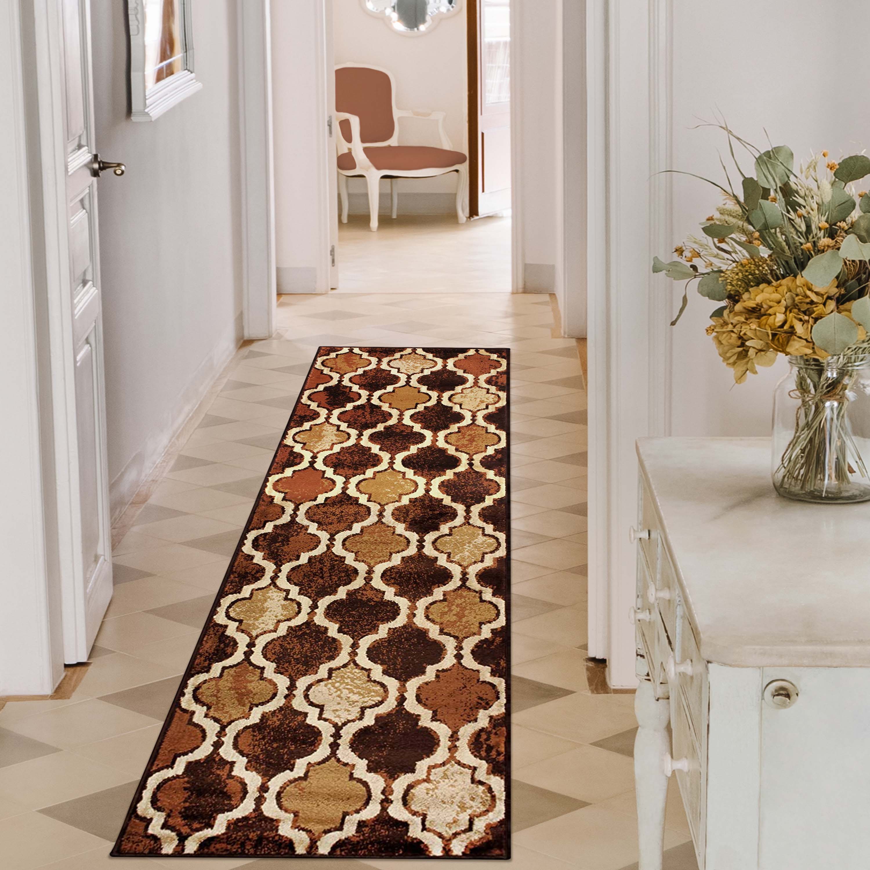 Viking Geometric Trellis Indoor Area Rugs or Runner Rug - Omnigoodsstore